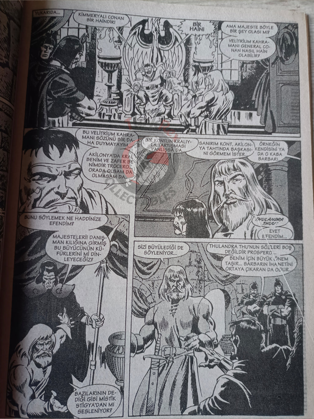 Kral Conan #3 The Savage Sword of #201 #47 Turkish Comic Turkey #201