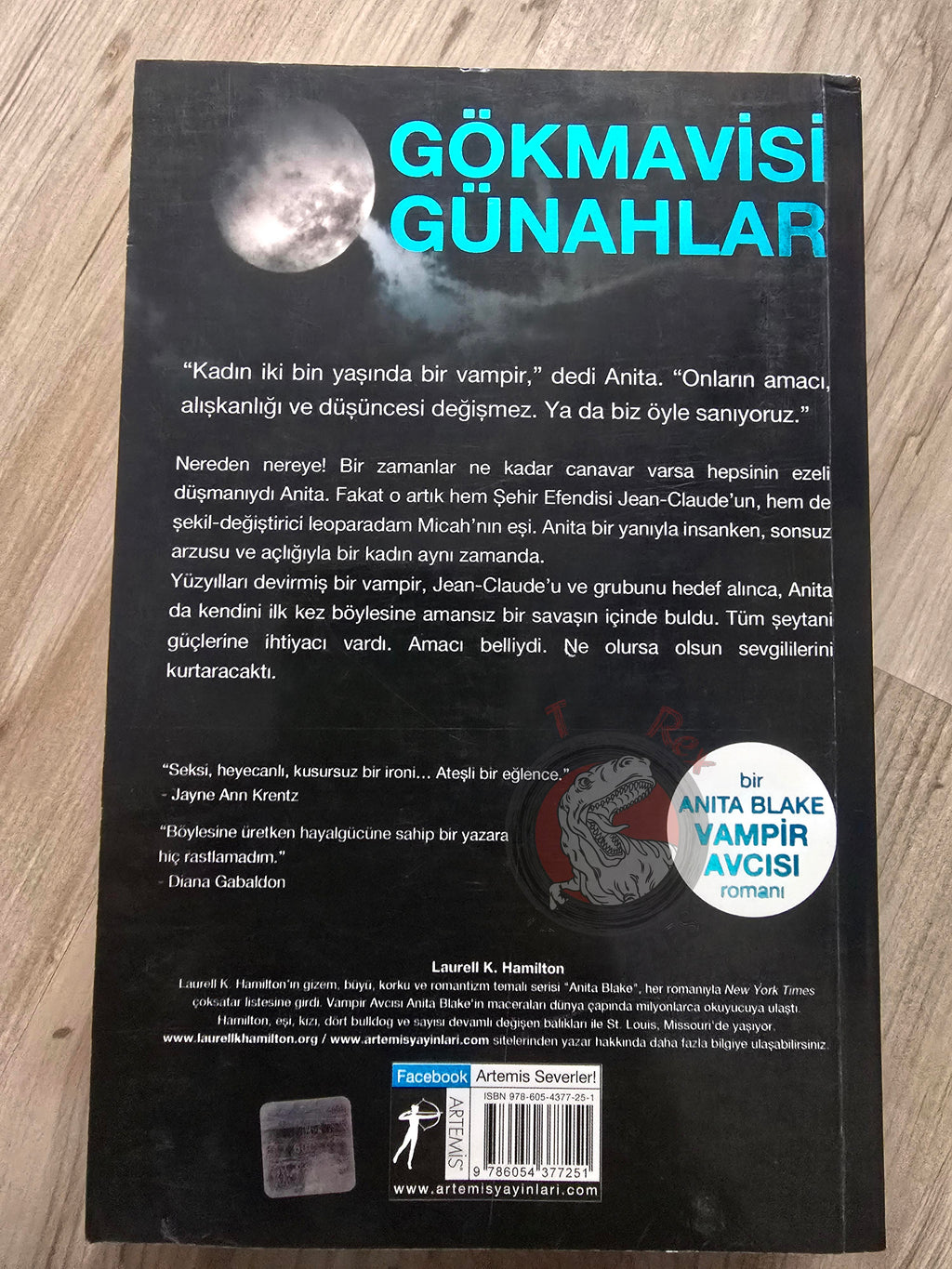Laurell K. Hamilton – Cerulean Sins 2010 1st Turkish Book Turkey Anita Blake: Vampire Hunter