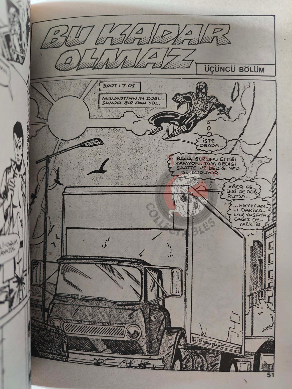 Spider-Man #115 1990 Turkish Comic Turkey Web of #51 #53 Spectacular #152 #153