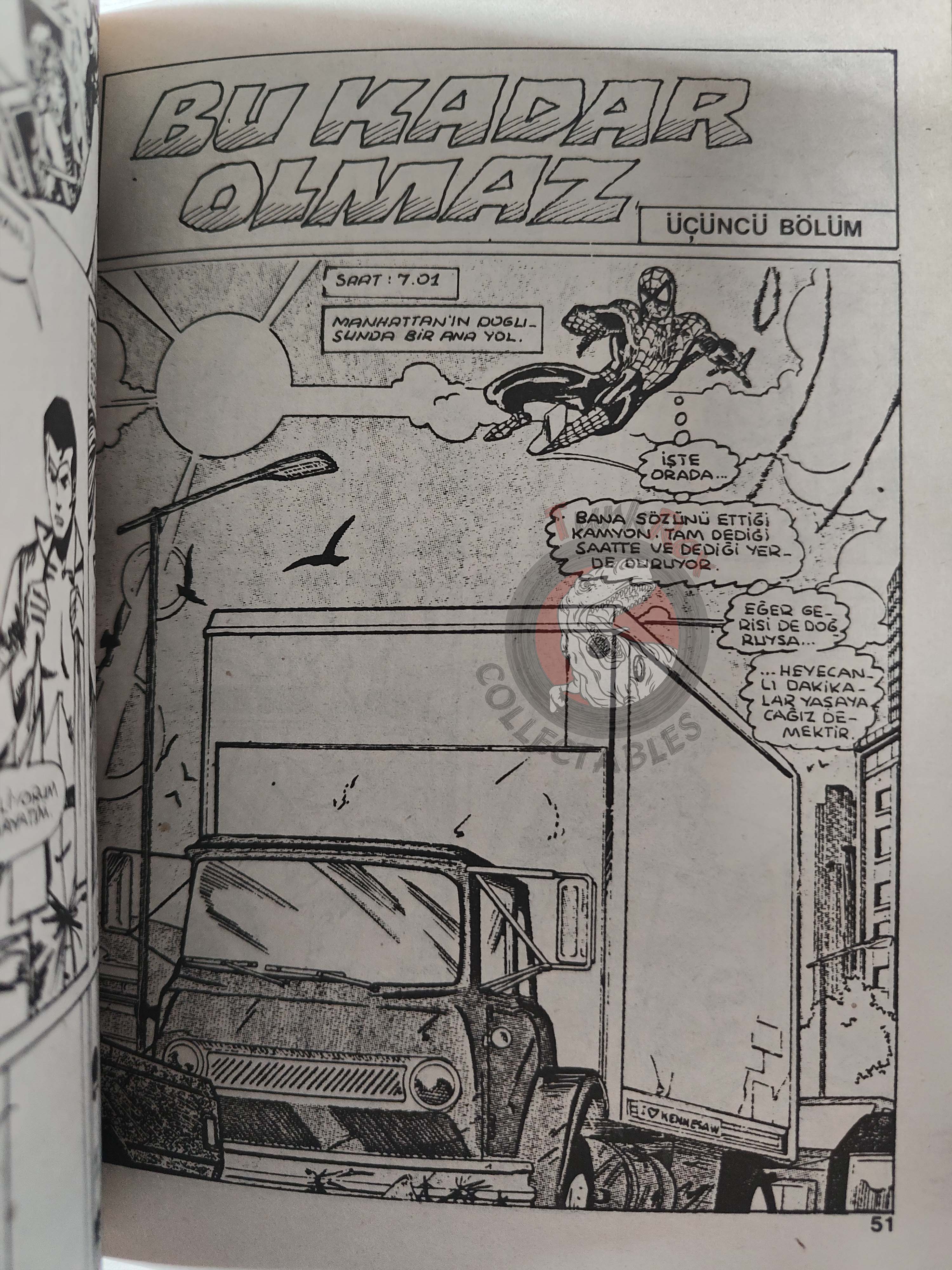 Spider-Man #115 1990 Turkish Comic Turkey Web of #51 #53 Spectacular #152 #153