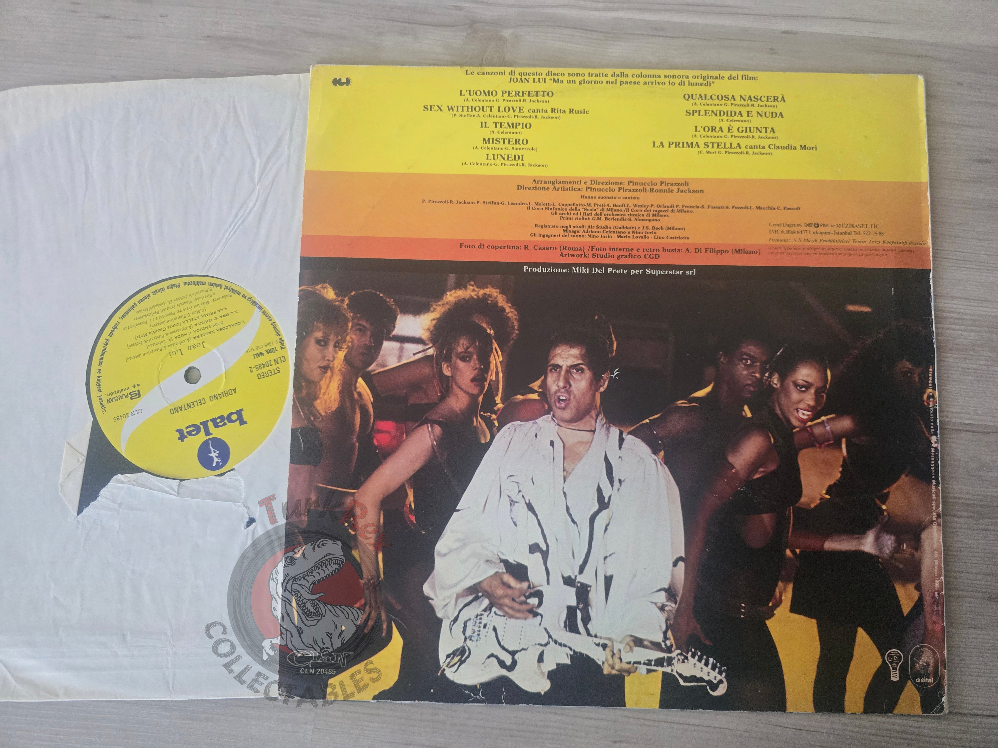 Adriano Celentano – Joan Lui Turkish Pressing Vinyl Turkey Edition