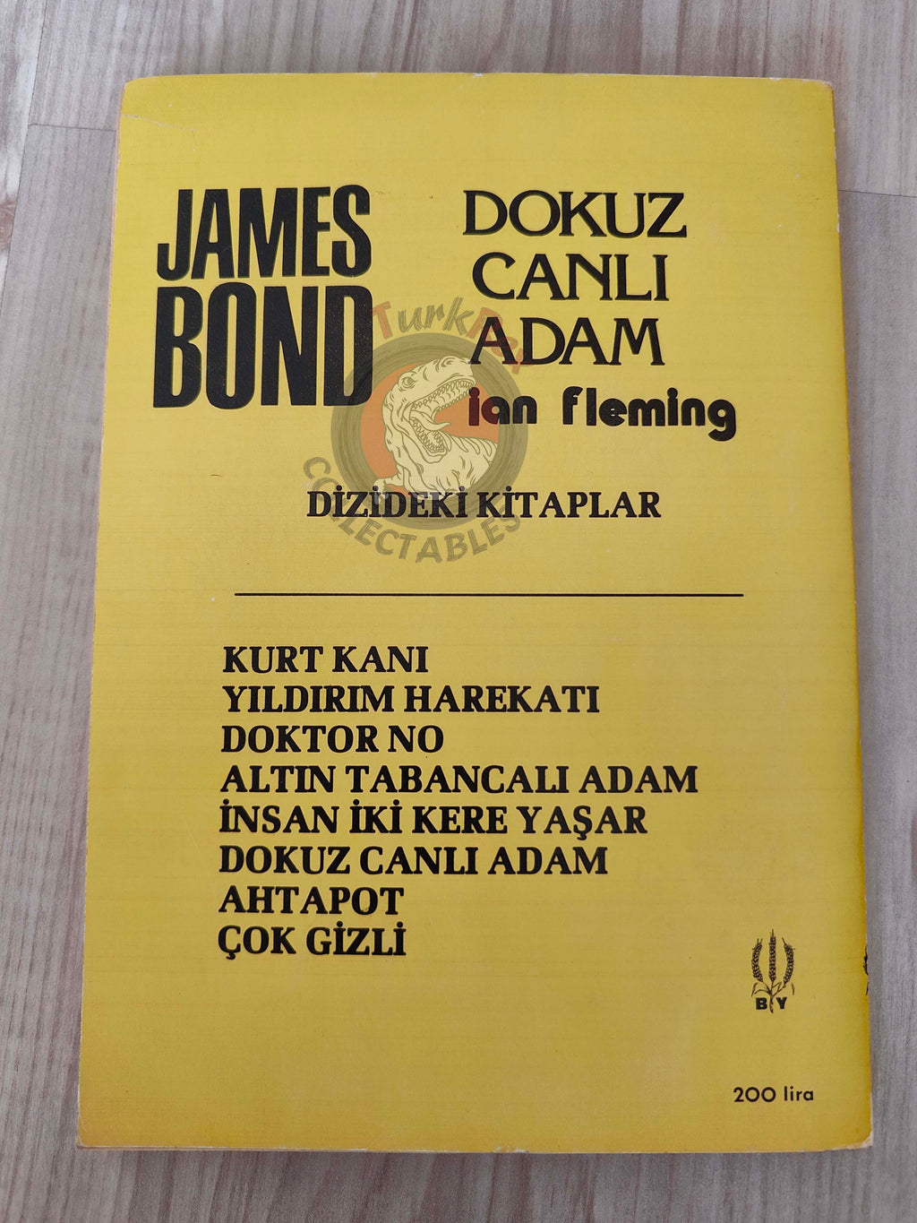 James Bond - Live and Let Die 1984 Turkish Book Turkey Ian Fleming