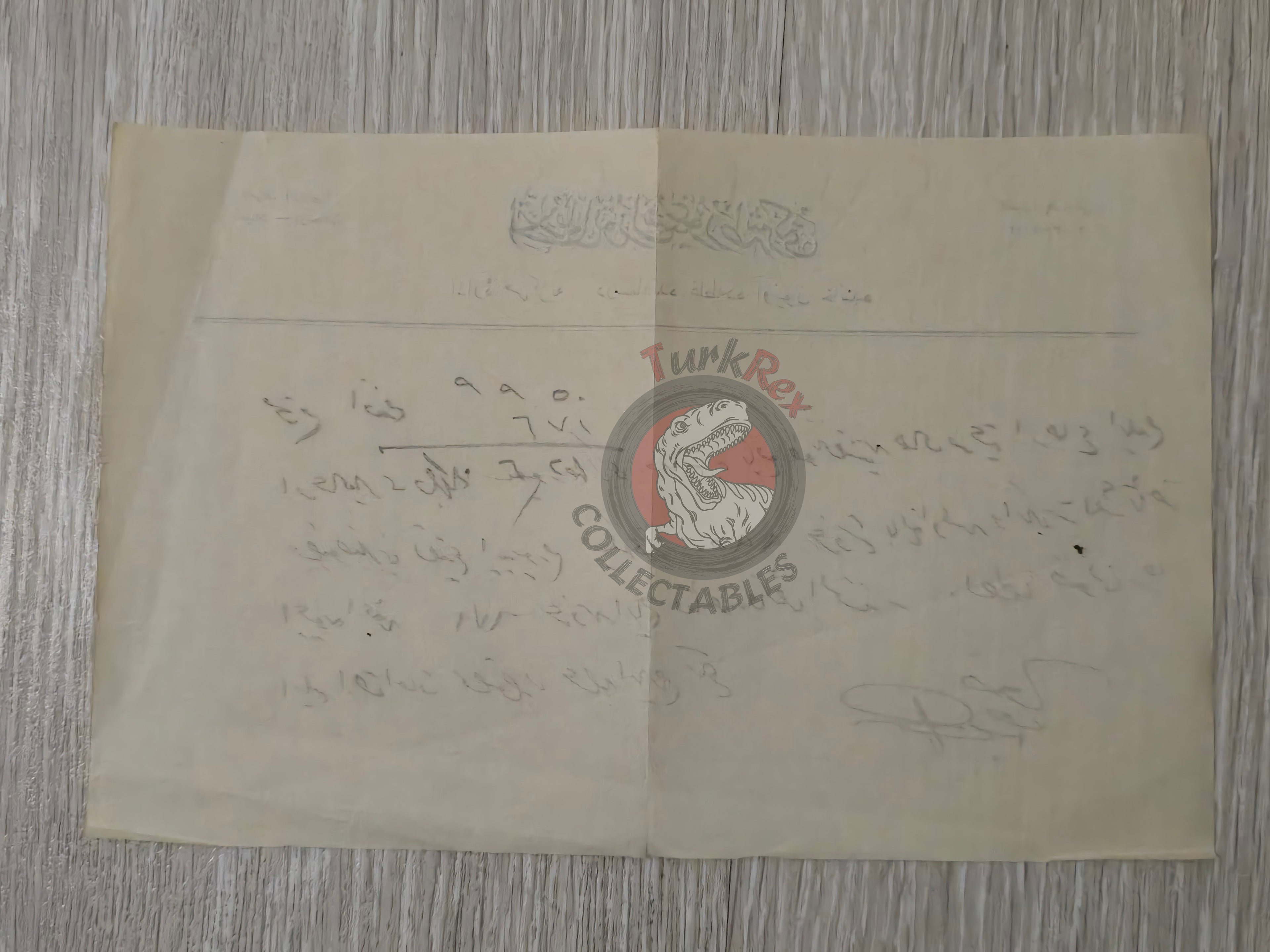 Ottoman Insurance Document Union des Assurances de Paris 1920s İstanbul