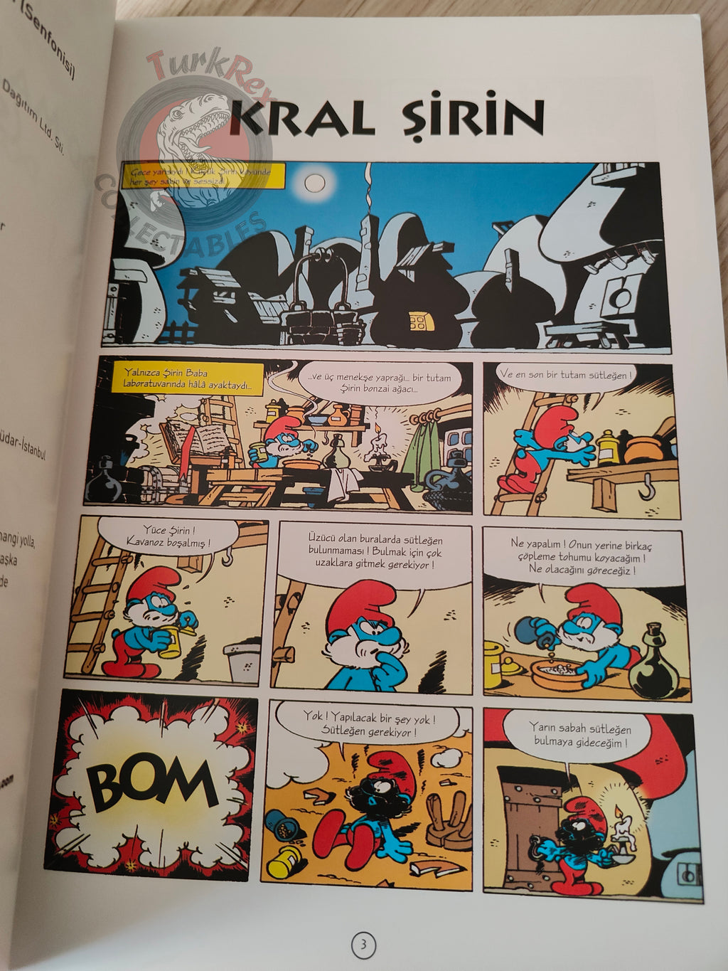 The Smurfs #2 The Smurf King 2011 Turkish Comic Turkey Schtroumpf