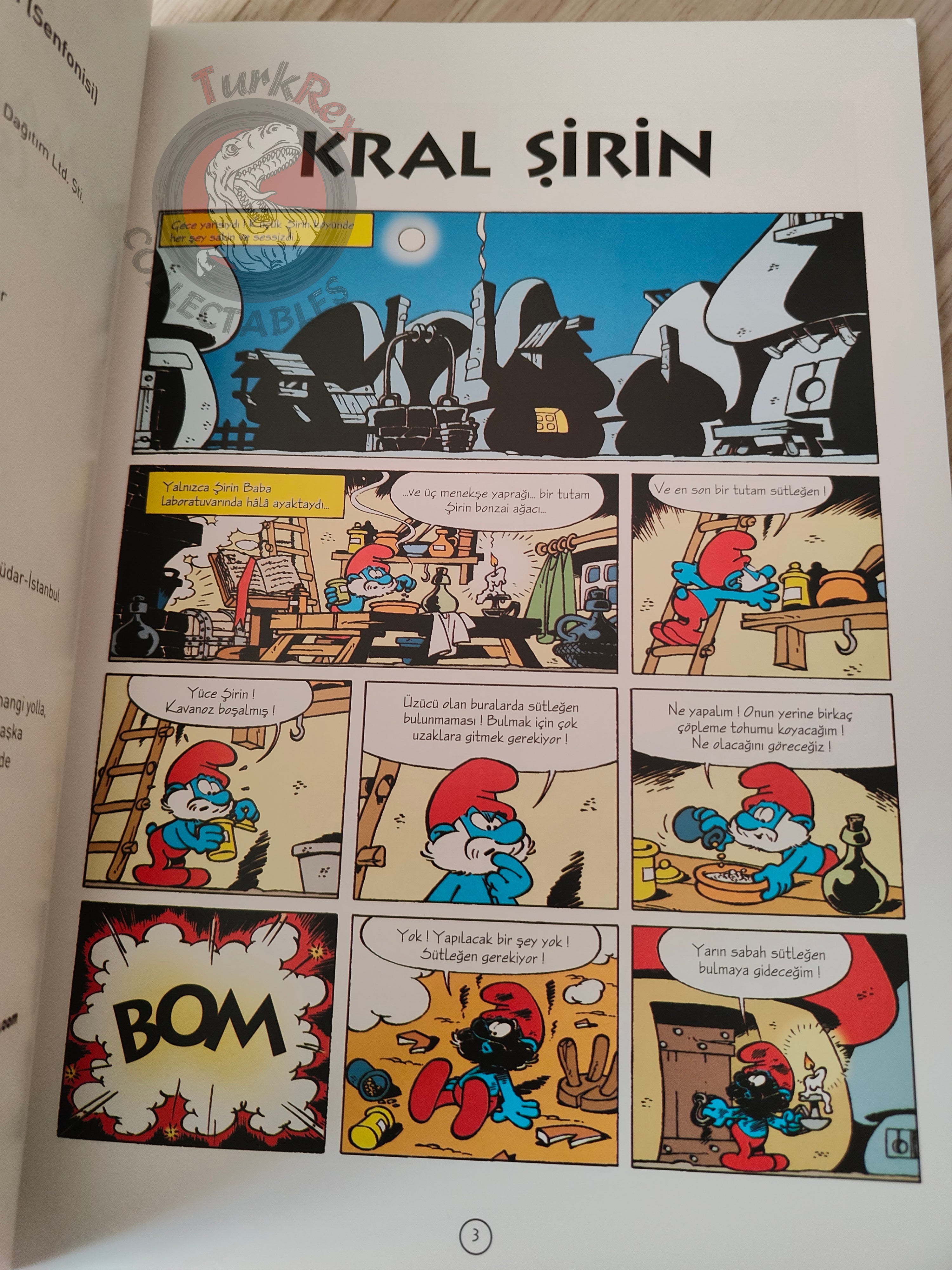 The Smurfs #2 The Smurf King 2011 Turkish Comic Turkey Schtroumpf