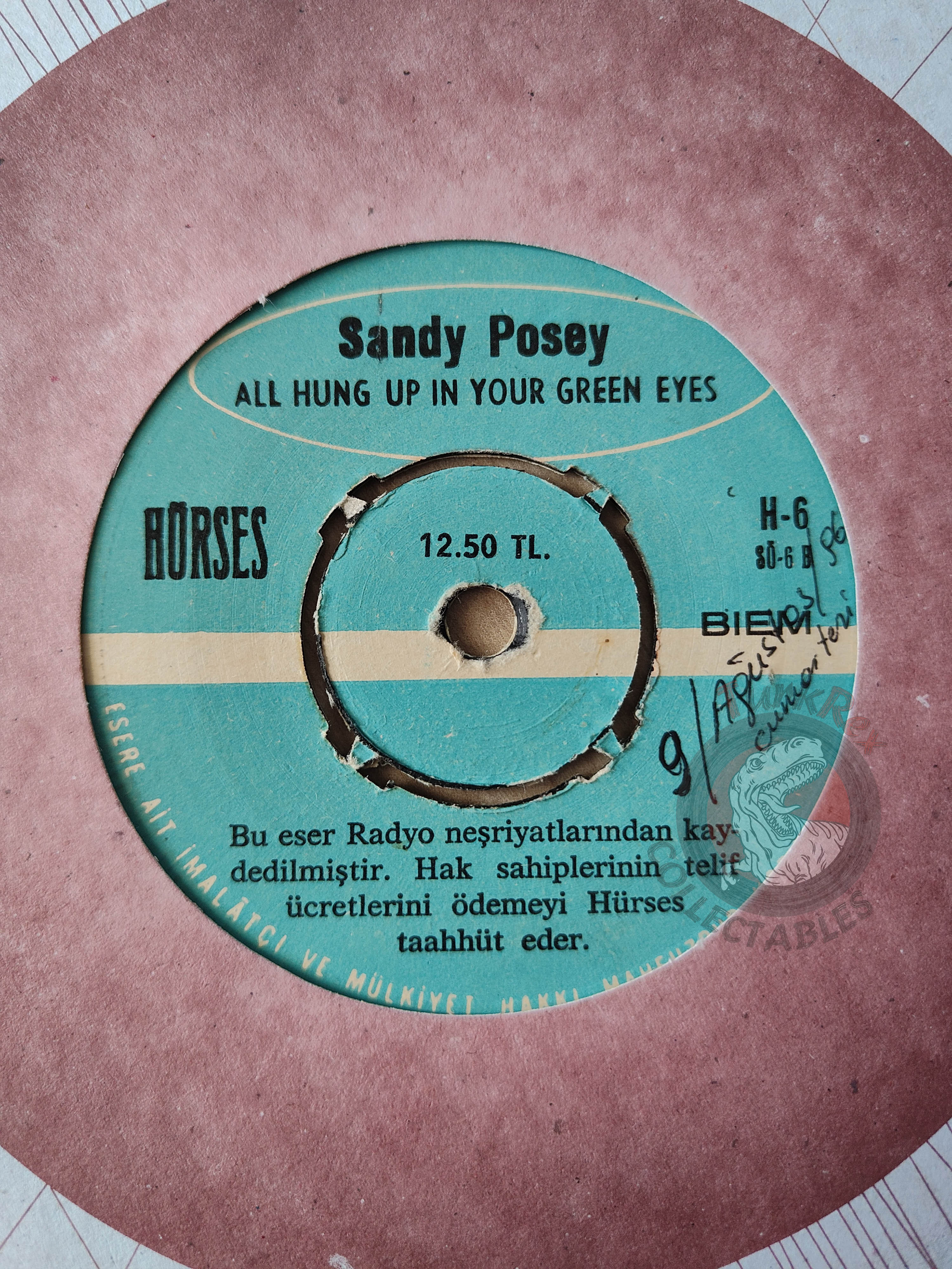 Sandy Posey – Your Conception Of Love 7" Turkish Pressing Vinyl Turkey Edition 1