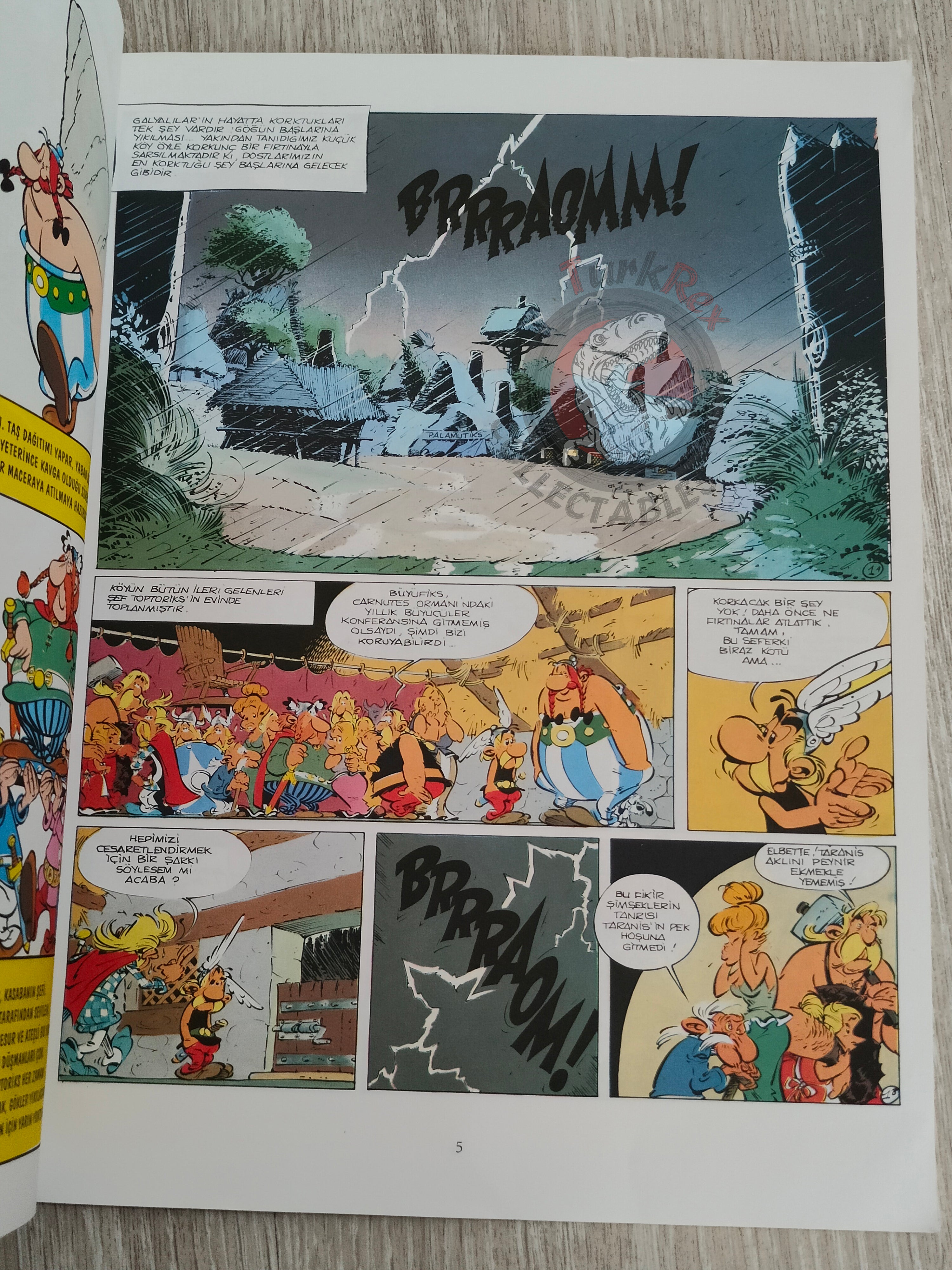 Asterix – Asterix and the Soothsayer 1997 Turkish Edition Comic Turkey