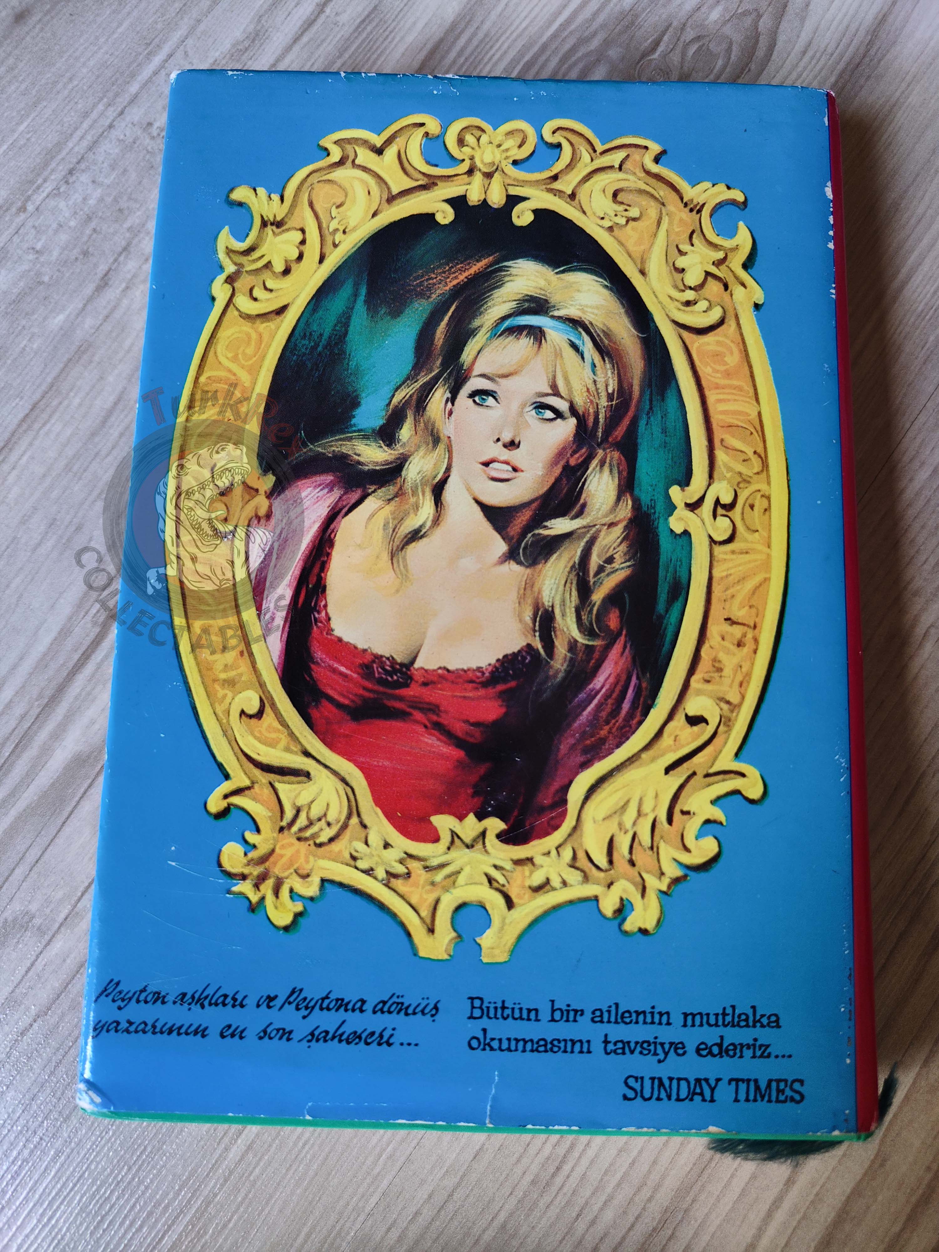 Grace Metalious – No Adam in Eden 1966 HC/DJ Turkish Book Turkey