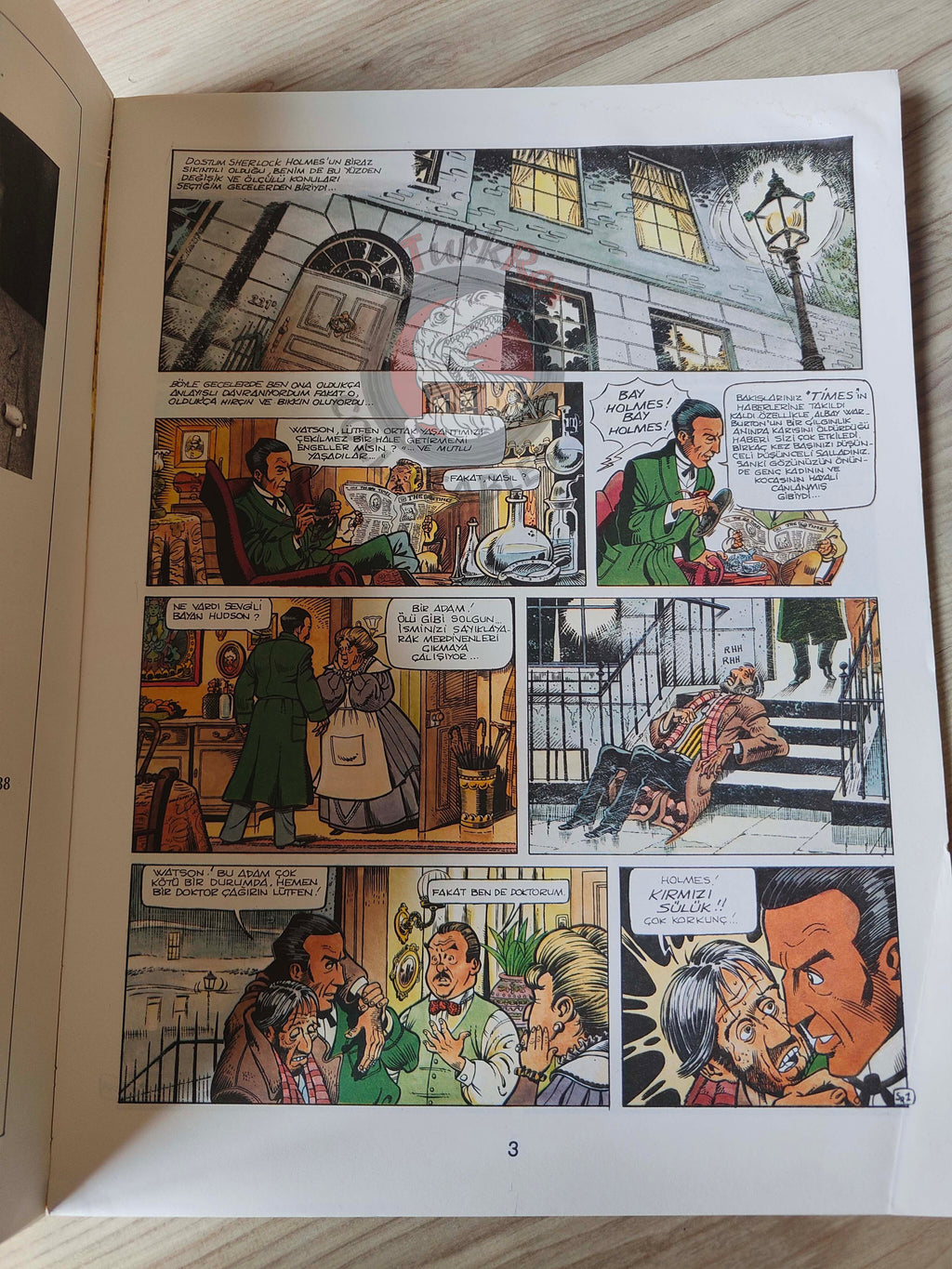 Sherlock Holmes – Red Leech Turkish Comic Turkey André-Paul Duchâteau