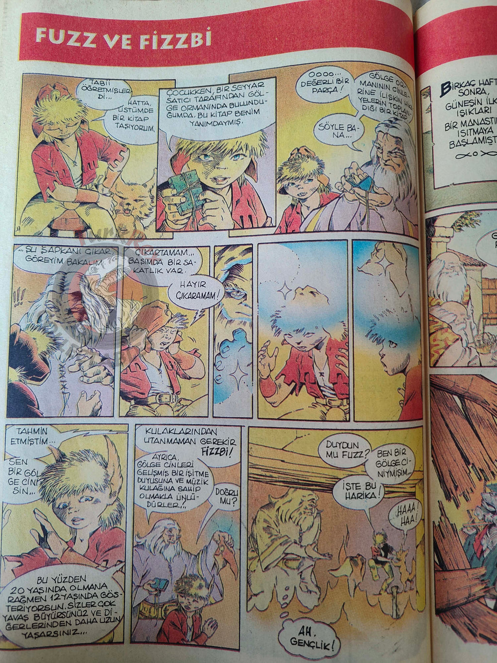 Fuzz et Fizzbi #2 1990s Turkish Comic Turkey Newspaper Giveaway
