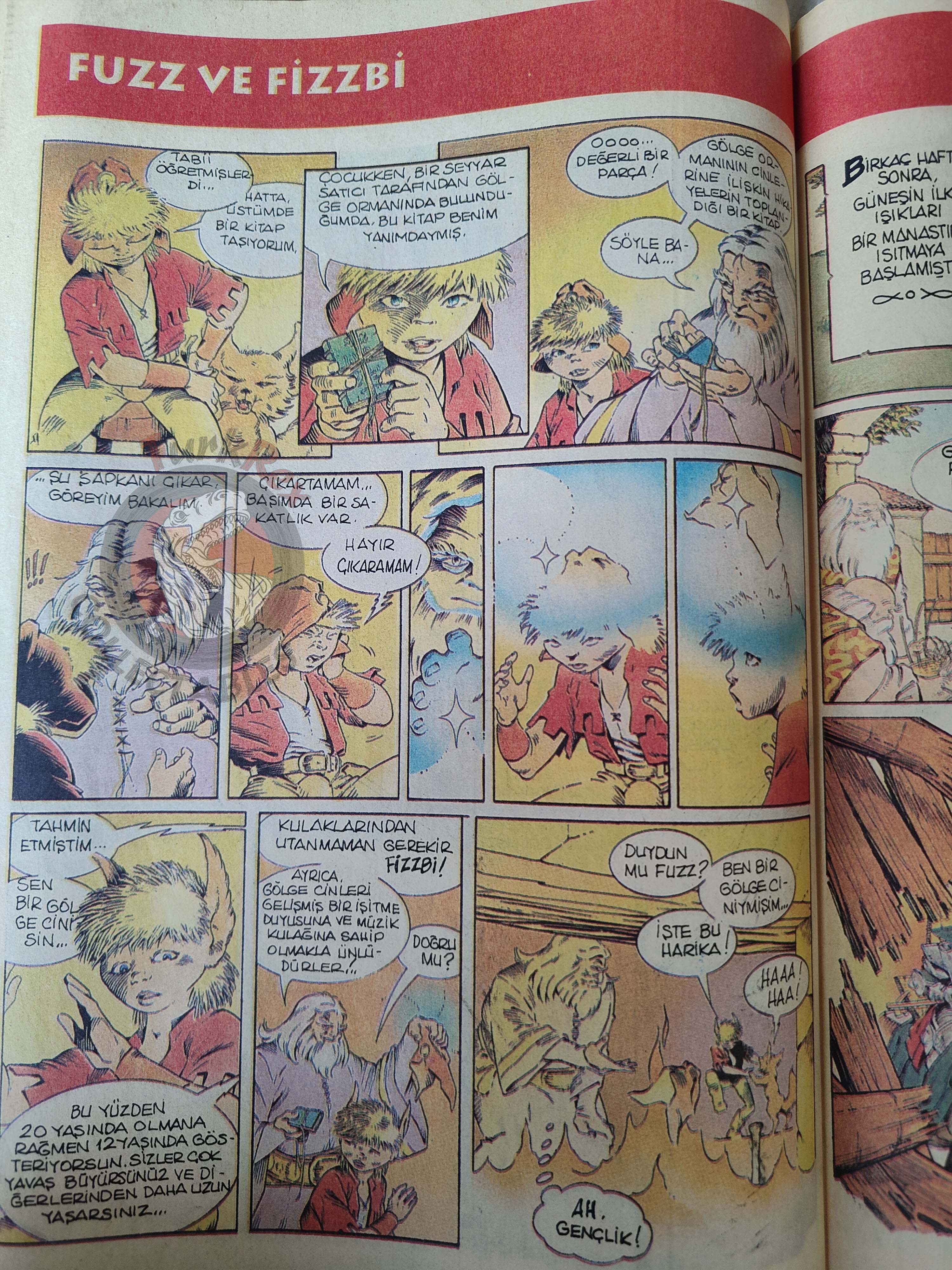 Fuzz et Fizzbi #2 1990s Turkish Comic Turkey Newspaper Giveaway