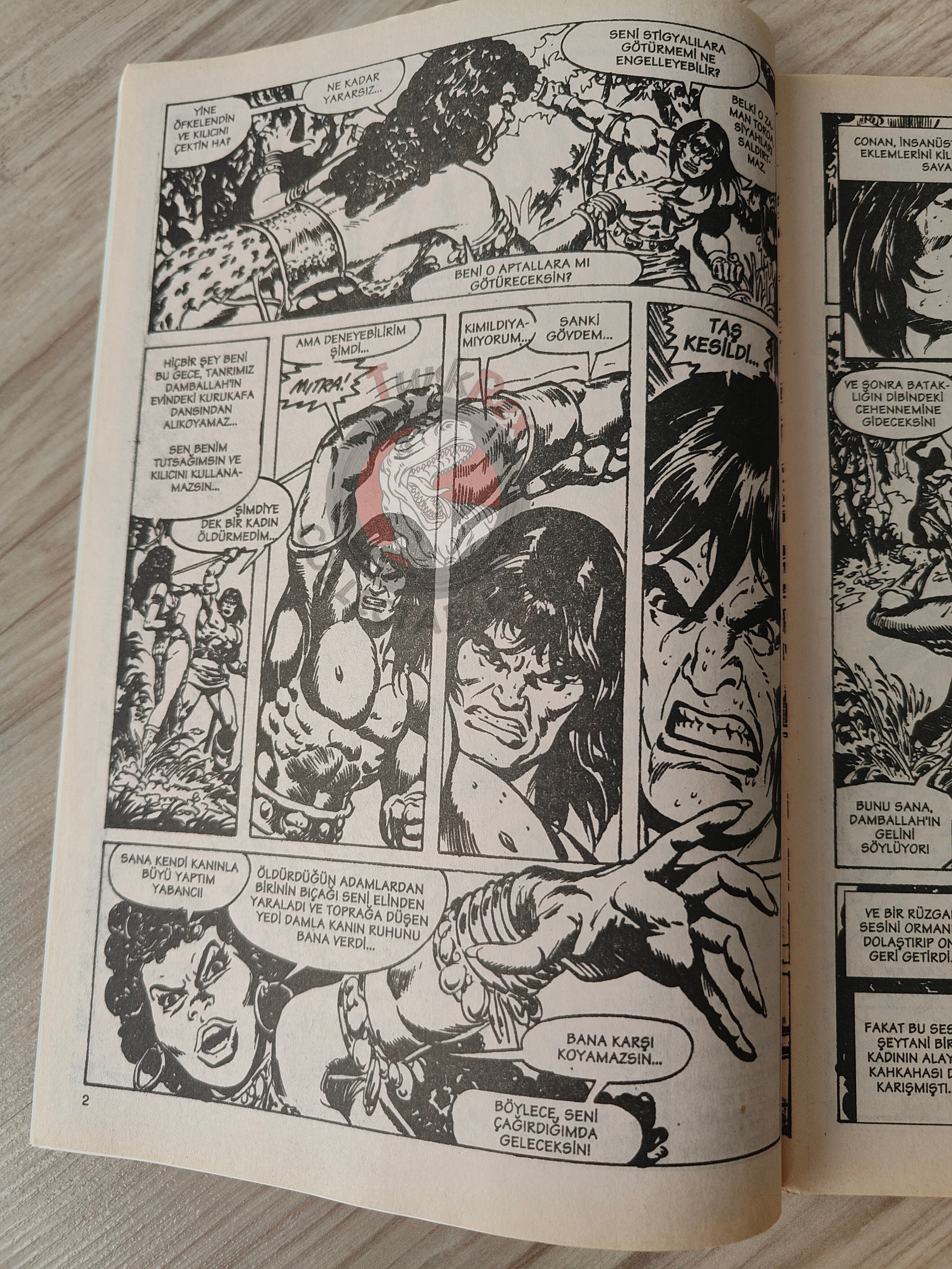 Conan The Barbarian #8 2001 Turkish Comic Turkey #83 #84 #85 #86