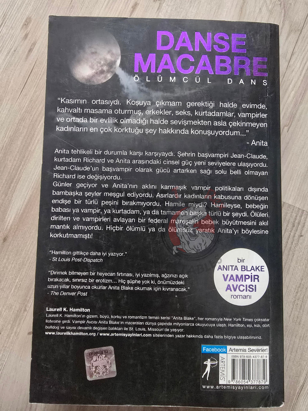 Laurell K. Hamilton – Danse Macabre 2011 1st Turkish Book Turkey Anita Blake: Vampire Hunter