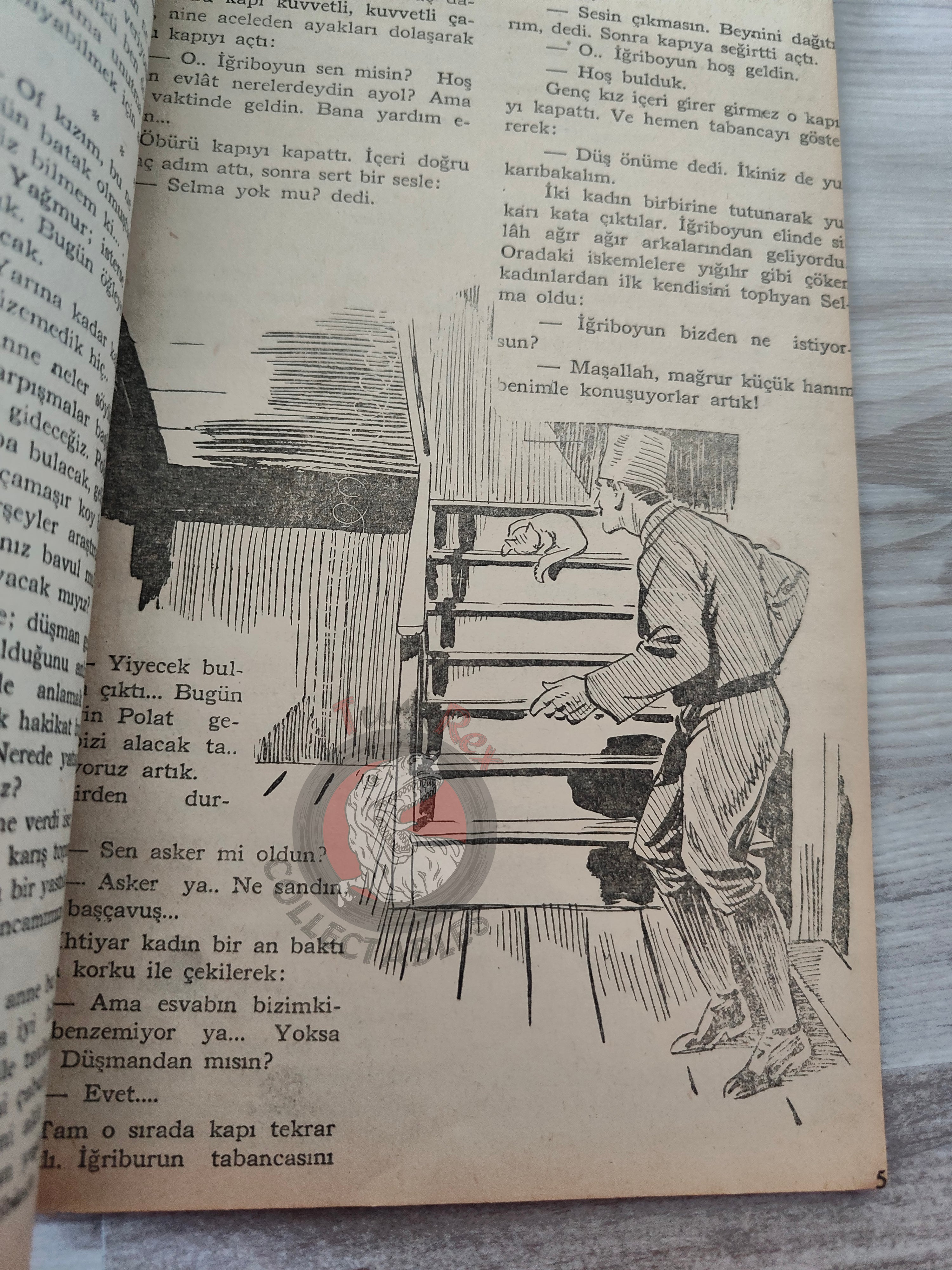 1001 Roman 1944 Tim Tyler’s Luck Turkish Comic Mag Turkey