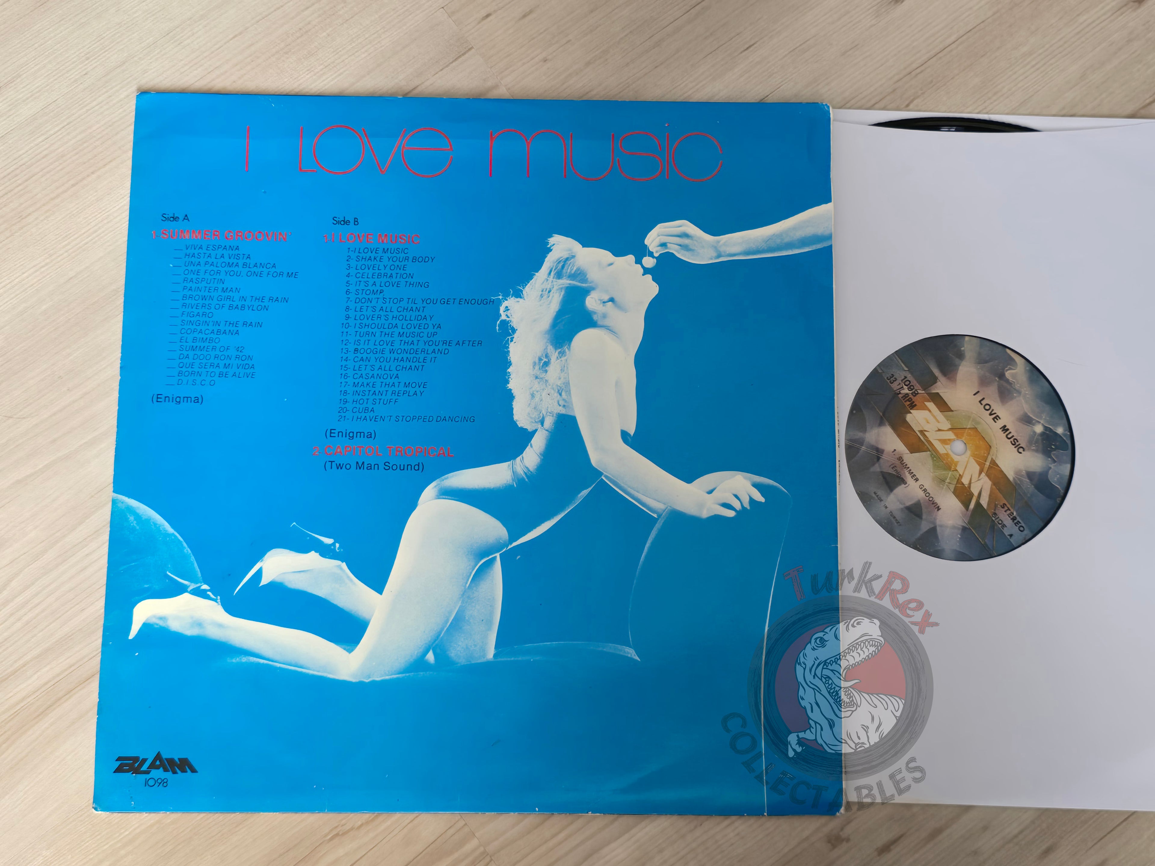 Enigma – I Love Music Turkish Pressing Vinyl Turkey Edition
