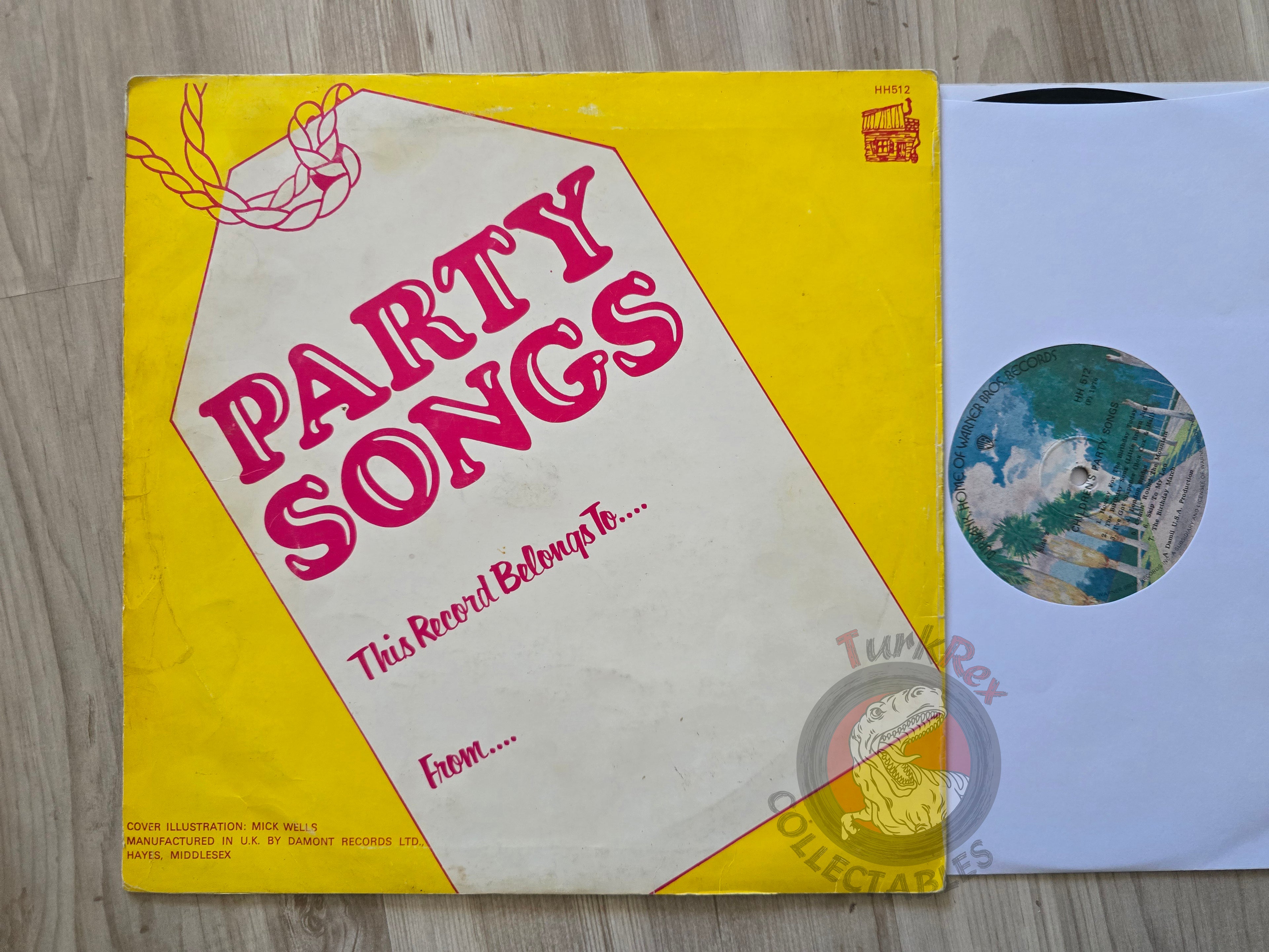 Unknown Artist – Party Songs Turkish Pressing Vinyl Turkey Edition