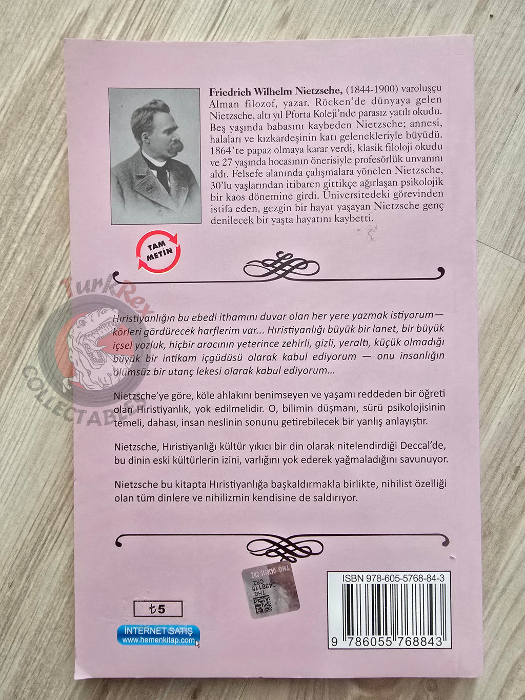 Friedrich Nietzsche – The Antichrist 2014 Turkish Book Turkey