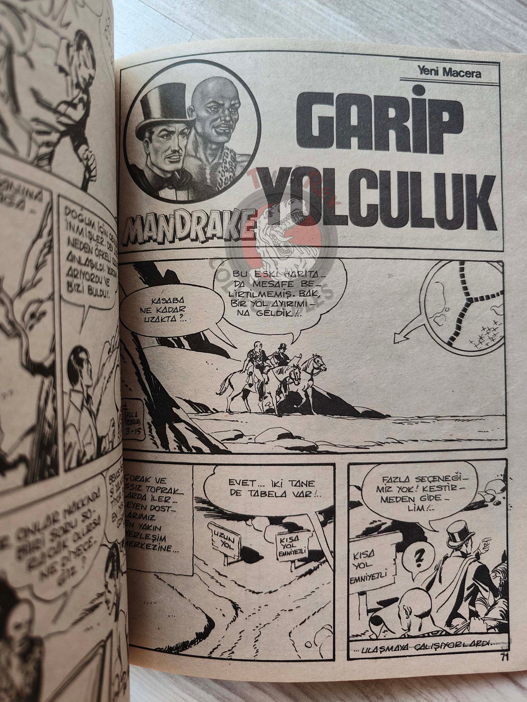 Mandrake the Magician #1 Emile, Emir of Emmo Turkish Comic Turkey late 80s