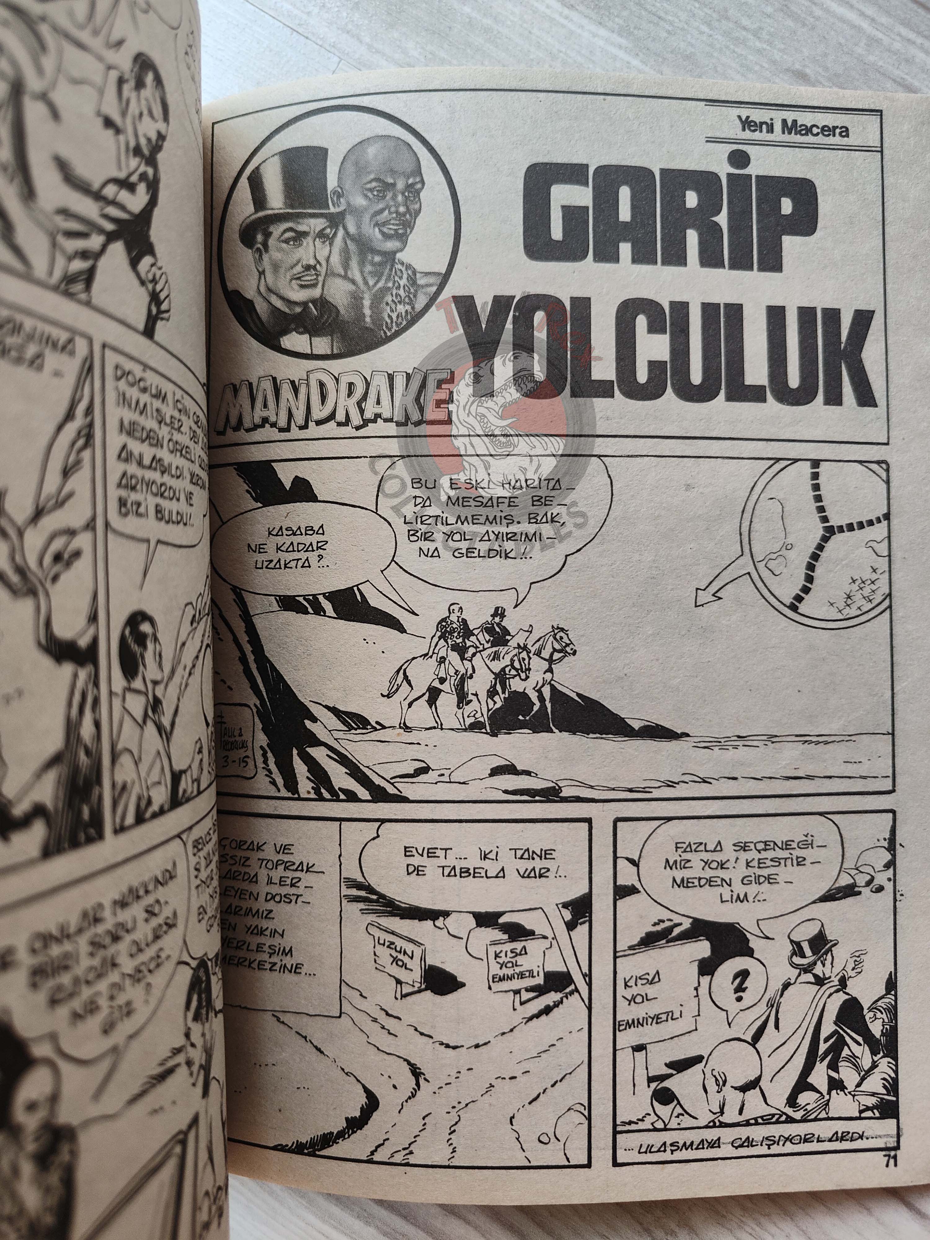 Mandrake the Magician #1 Emile, Emir of Emmo Turkish Comic Turkey late 80s