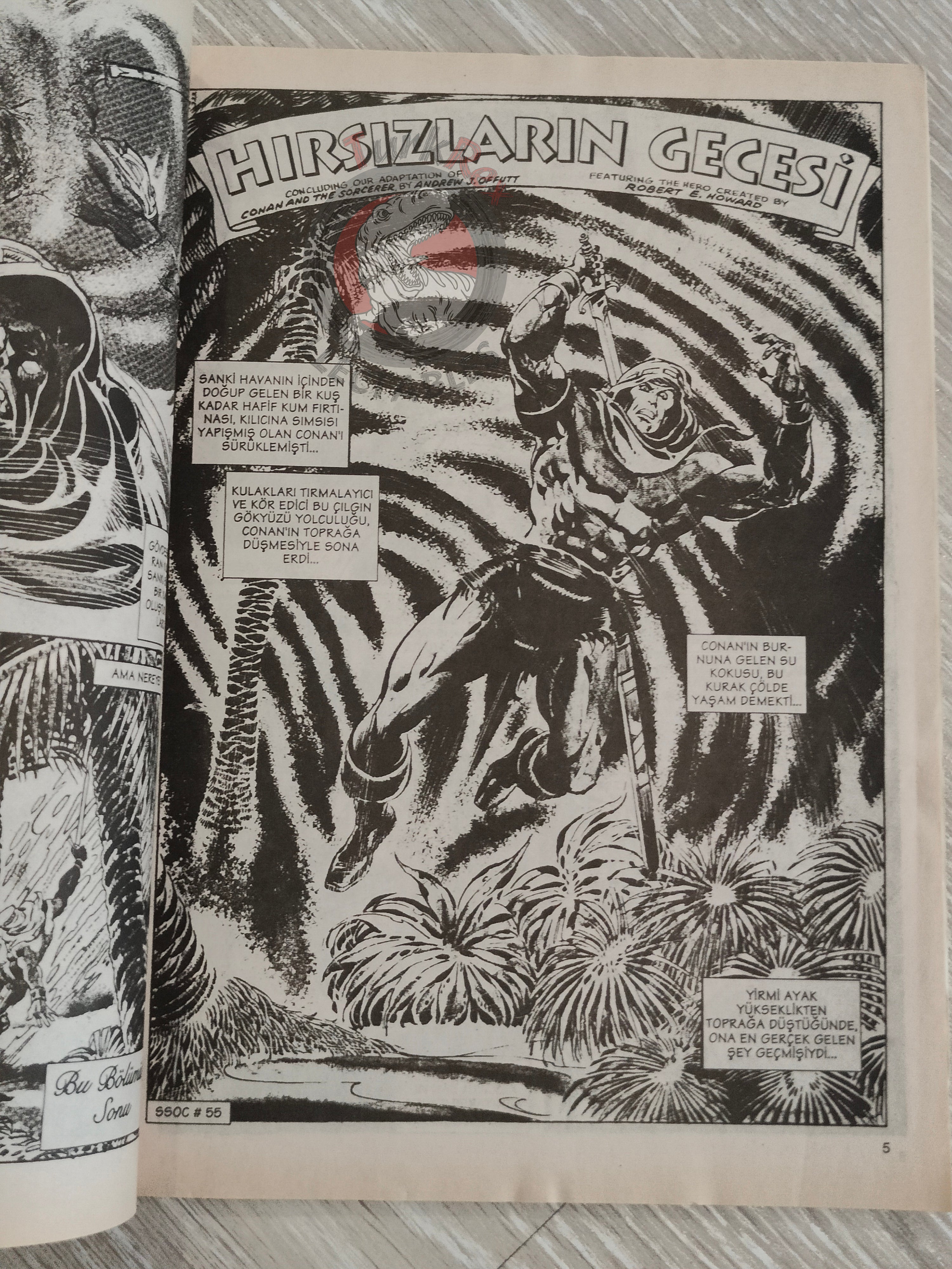 Conan #28 The Savage Sword of Conan #55 #217 Turkish Comic Turkey