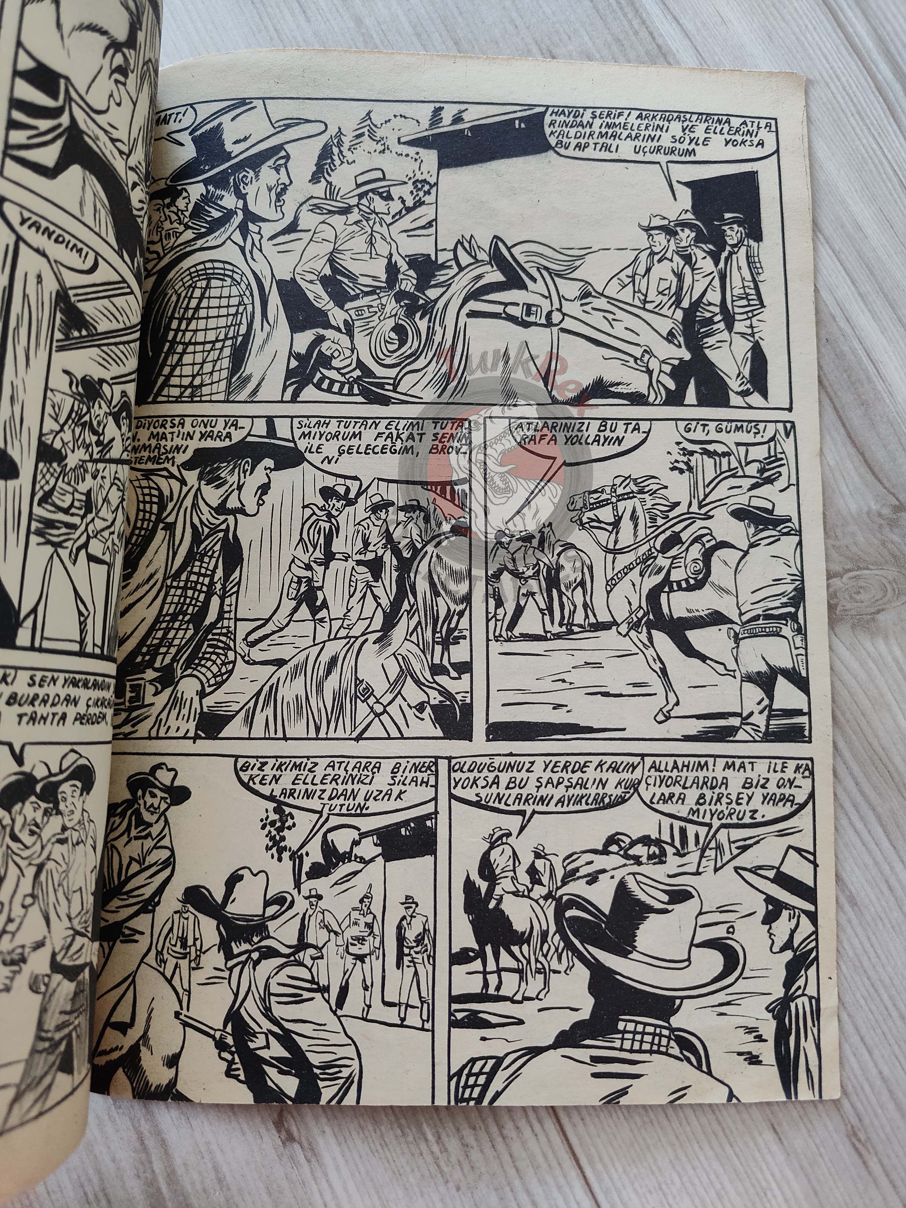 1001 Özel #149 1955 The Lone Ranger Turkish Comic Mag Turkey