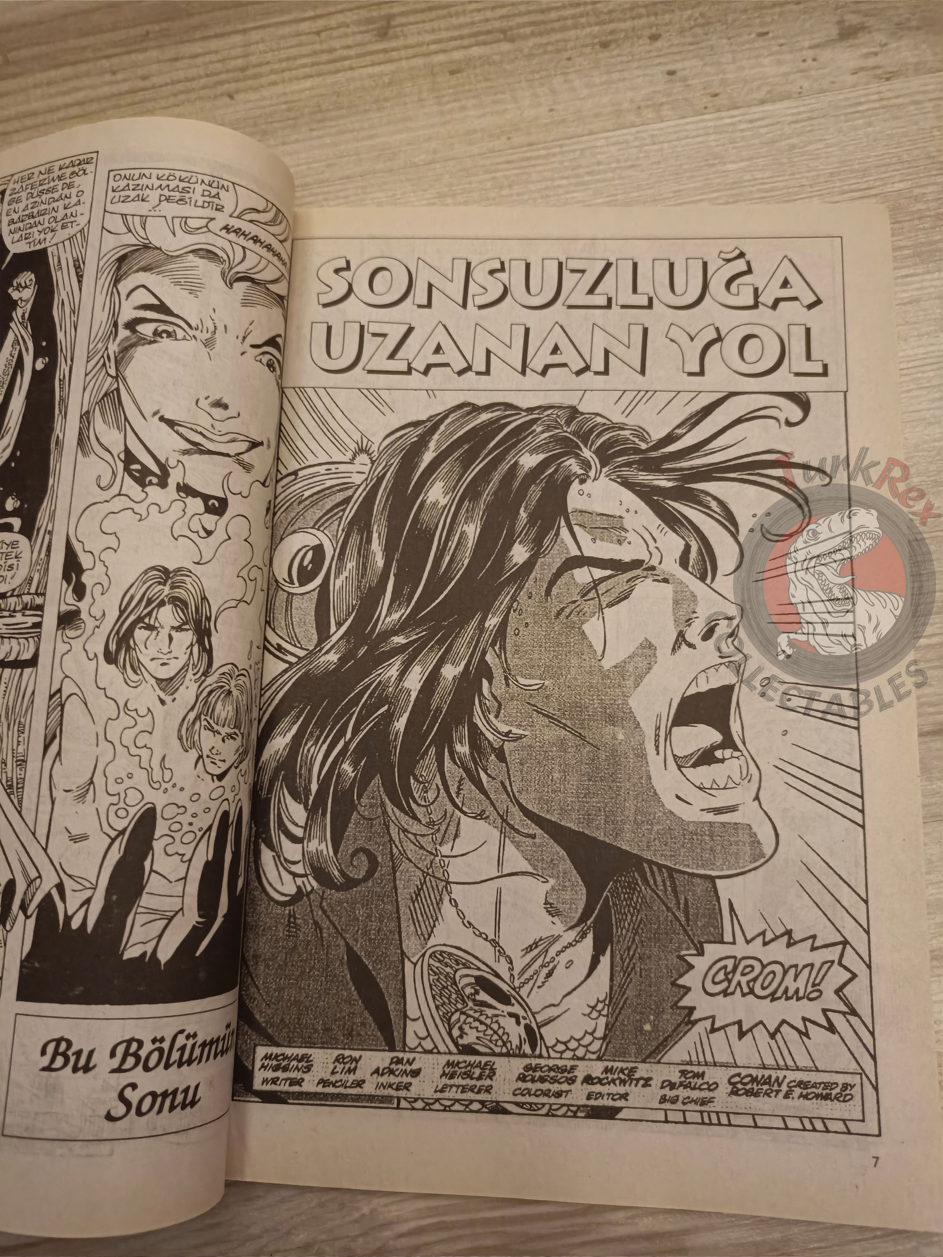 Kral Conan #25 The Barbarian #235 #238 Turkish Comic Turkey SSOC #100