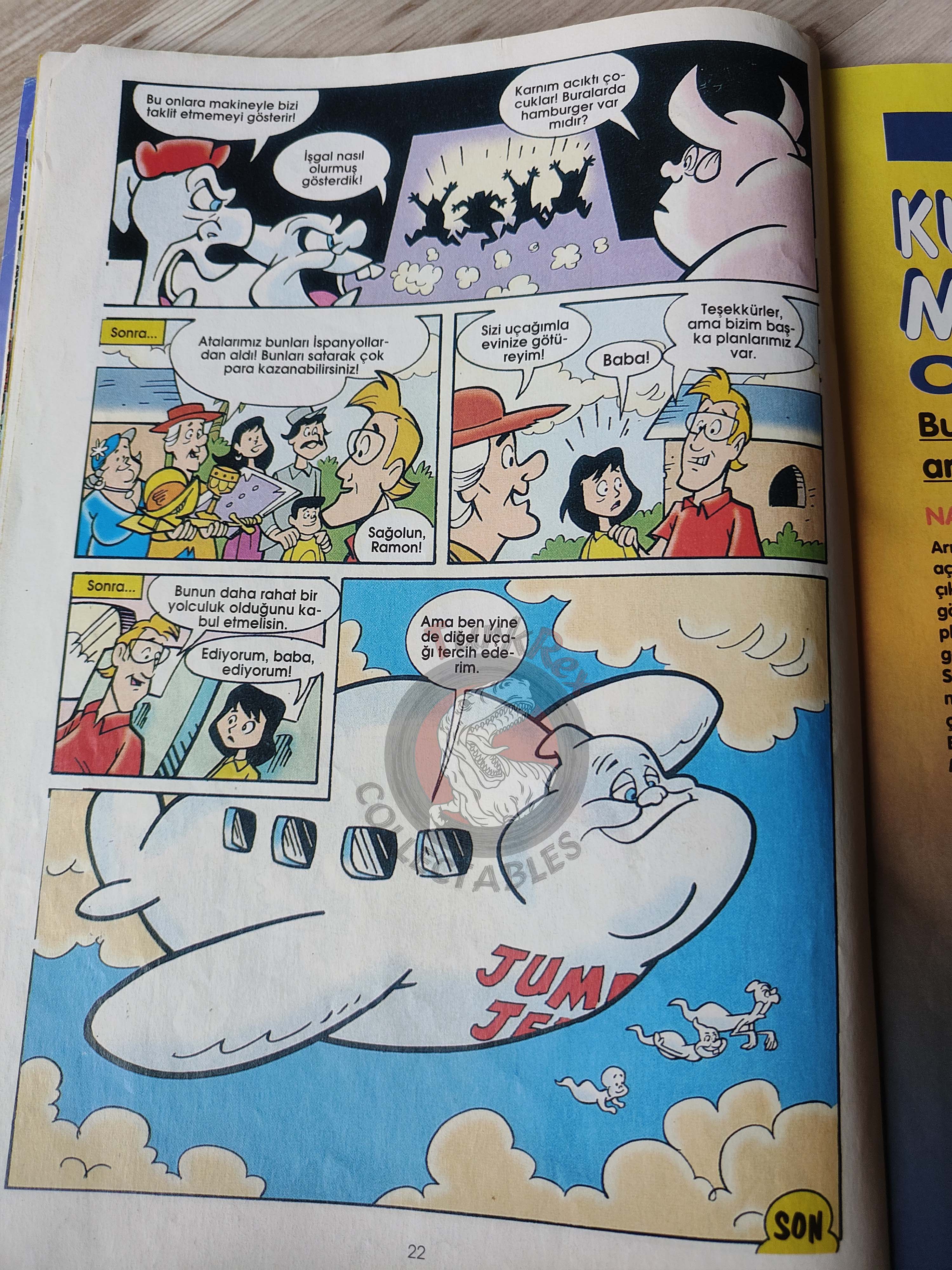 Casper the Friendly Ghost Magazine – Issue #11 1996 Turkish Comic Turkey