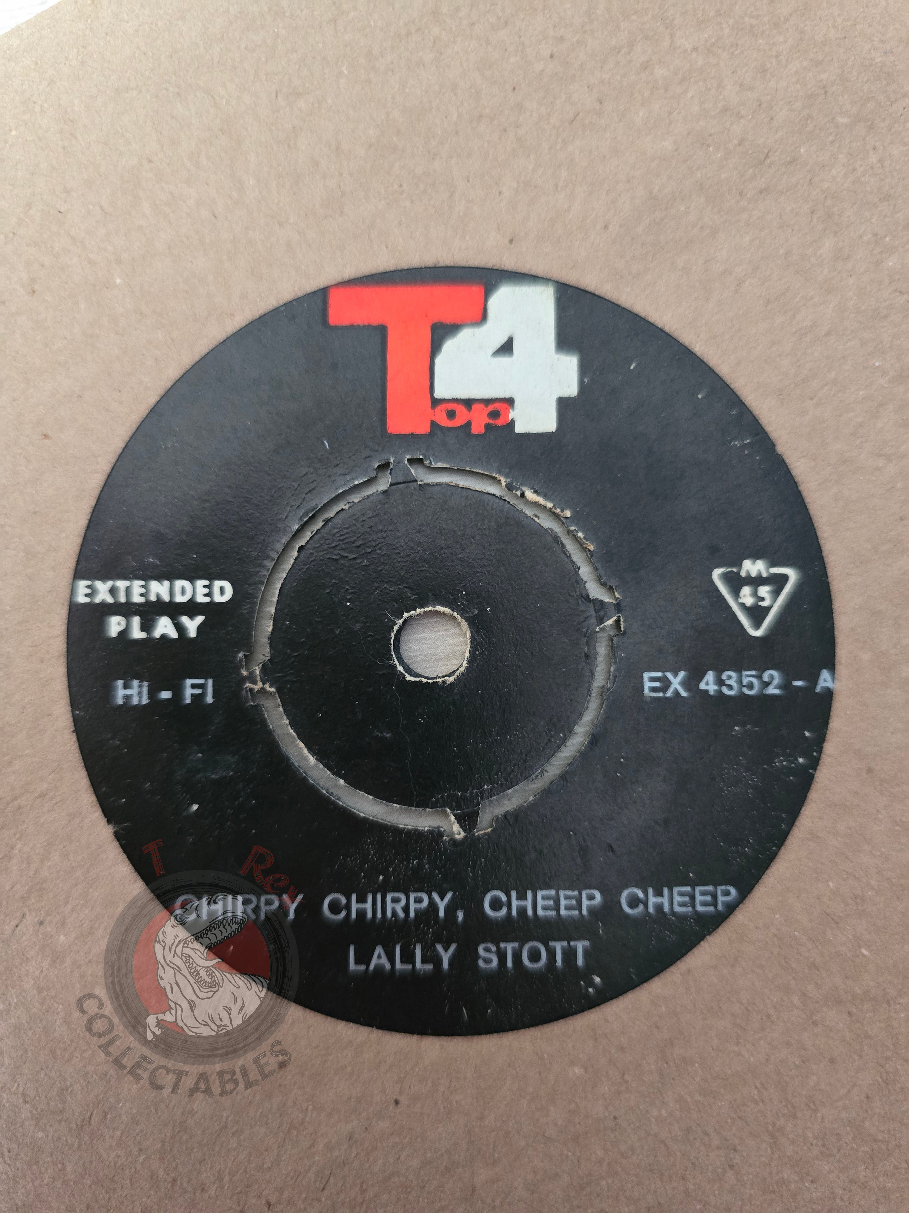 Lally Stott – Chirpy Chirpy, Cheep Cheep 7" Iran Pressing Vinyl Iranian Edition
