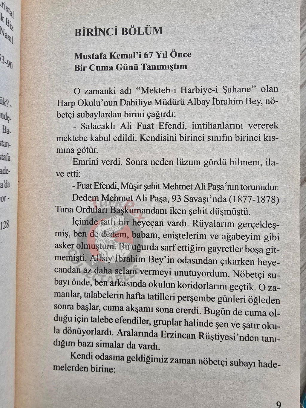 Ali Fuat Cebesoy – Atatürk, My Classmate 1997 Turkish Book Turkey