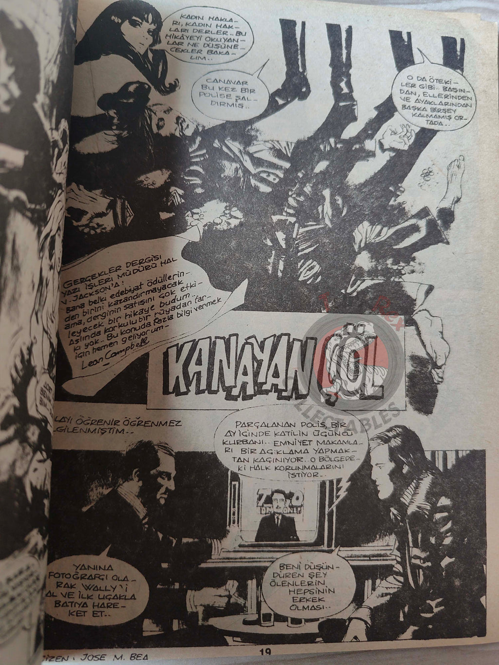 Süper Korku #20 late 80s Turkish Comic Turkey Creepy Eerie From the Darkness #1 Vampirella