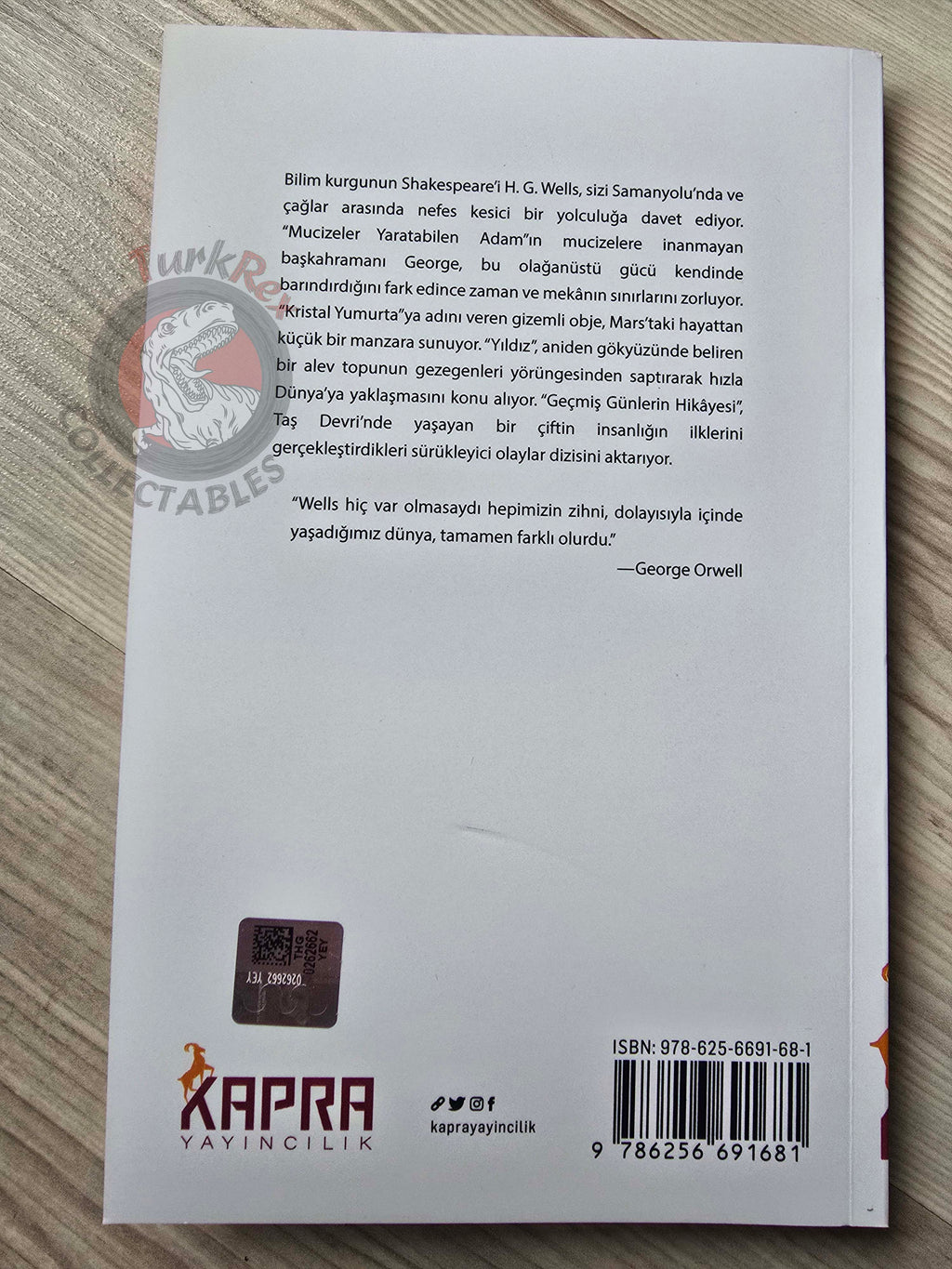 H. G. Wells – Tales of Space and Time Turkish Book Turkey