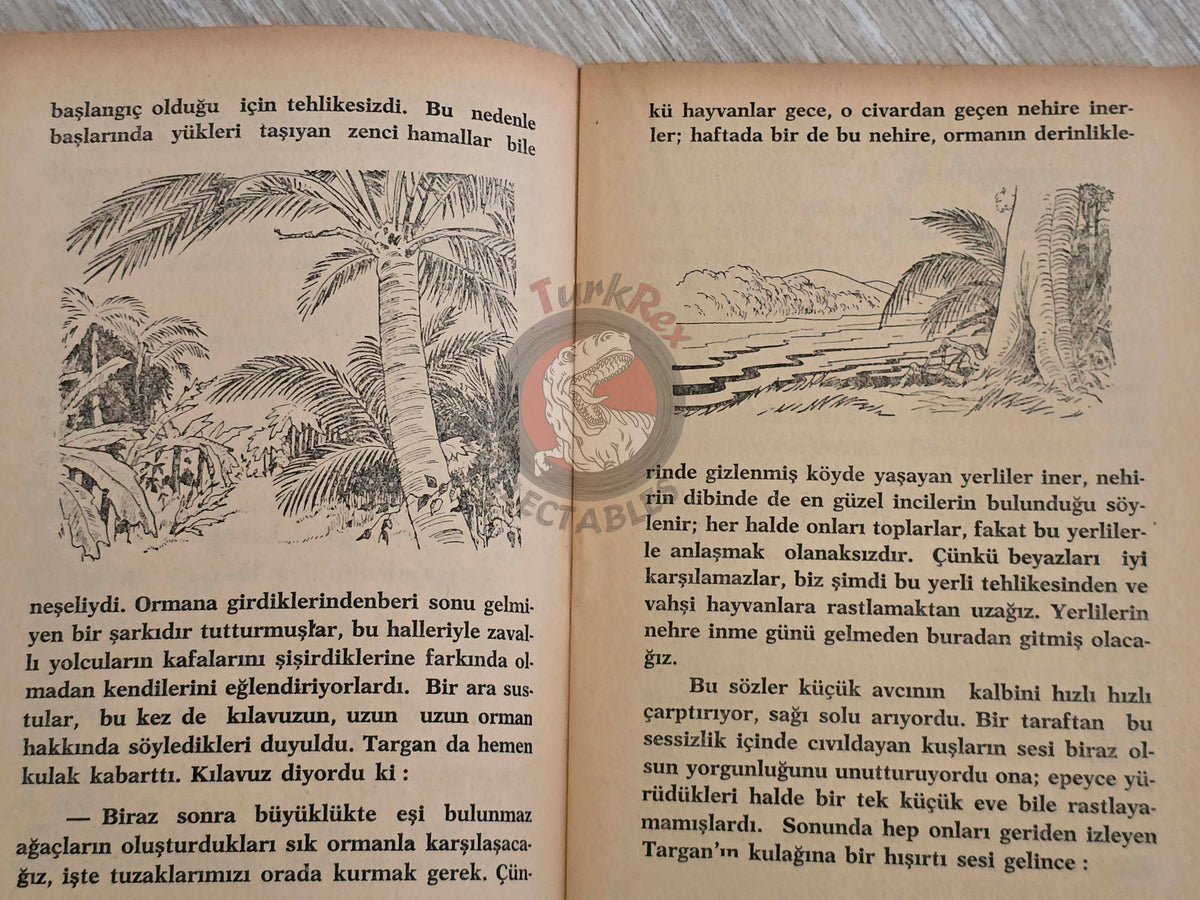 Turkish Fairy Tales – The Brave Hunter 1977 Turkish Book Turkey Illustrated