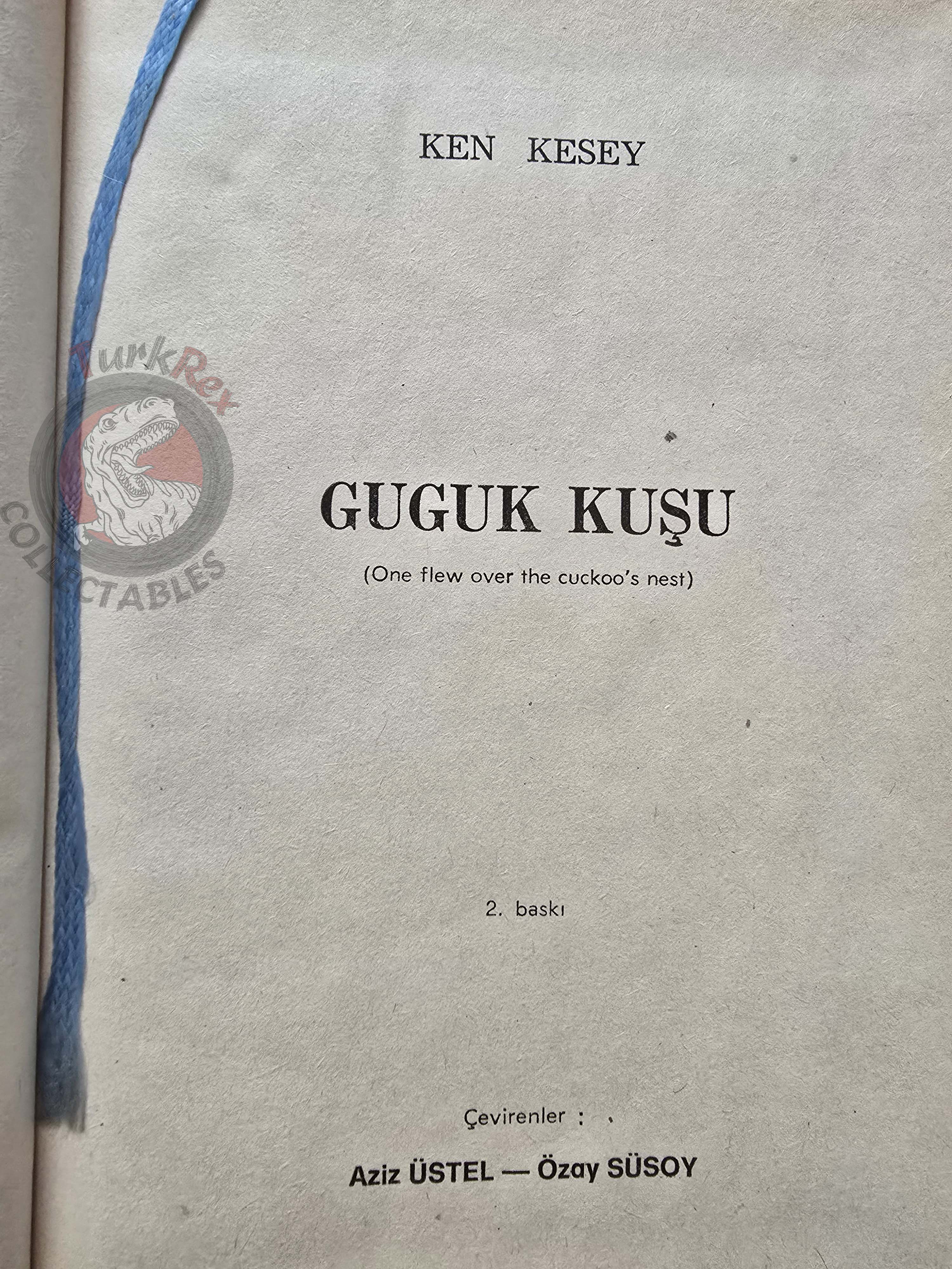 Ken Kesey – One Flew Over the Cuckoo’s Nest 1977 HC/DJ 1st Turkish Book Turkey