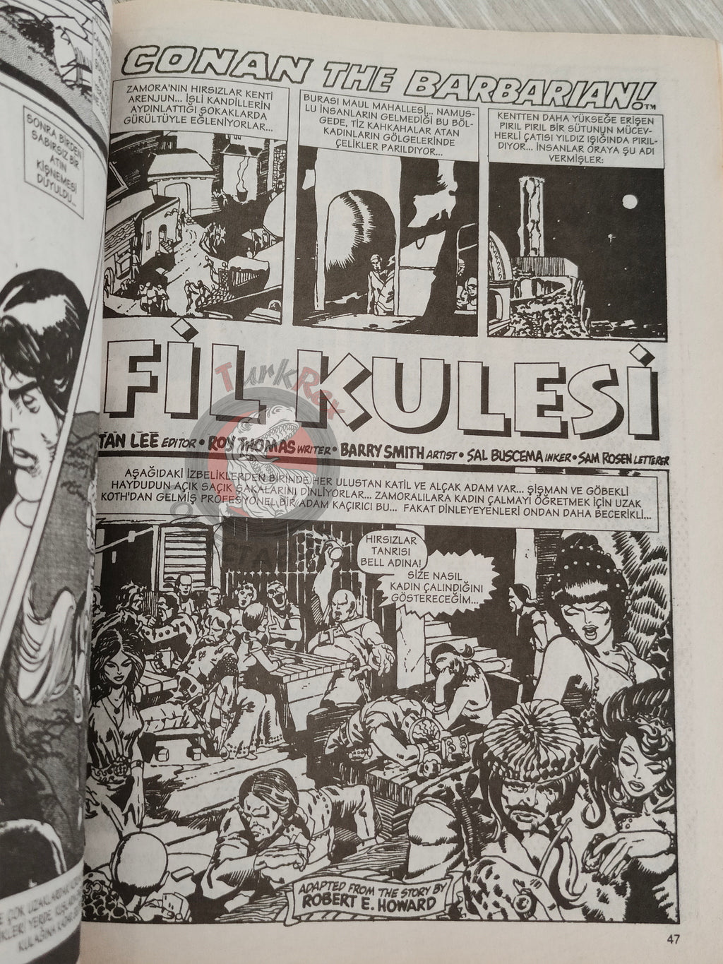 Conan #4 The Savage Sword of Conan #65 Turkish Comic Turkey The Barbarian #4