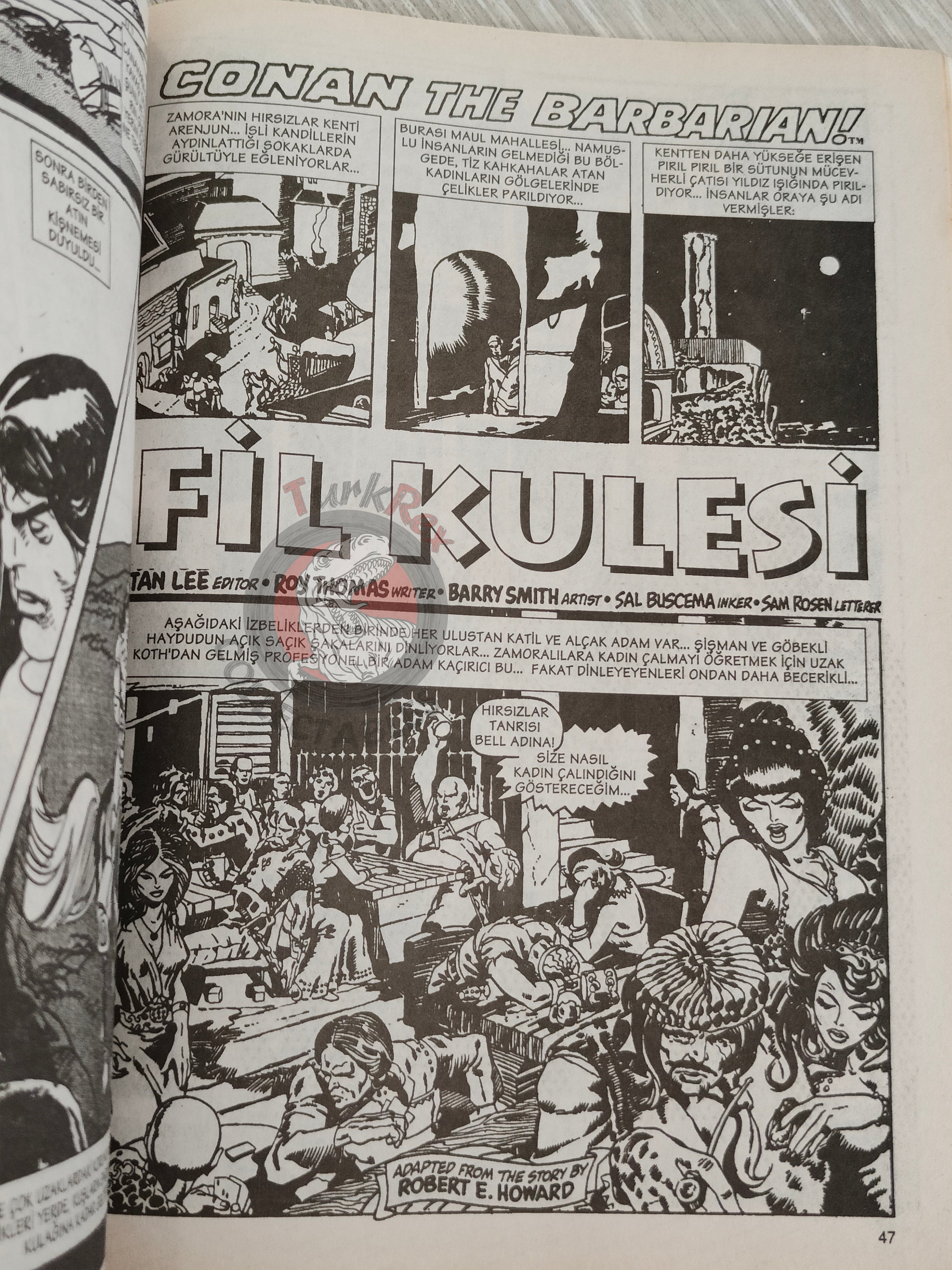 Conan #4 The Savage Sword of Conan #65 Turkish Comic Turkey The Barbarian #4