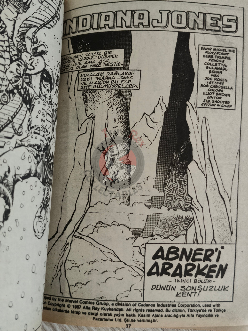 Red Sonja #12 1987 Turkish Comic Turkey Cover #11 - #12 Indiana Jones #18 #23