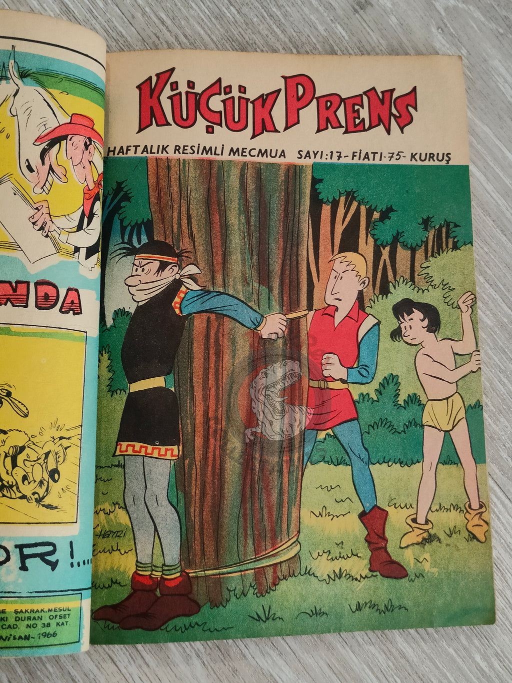 Johan et Pirlouit #16–18 1966 Turkish Comic Turkey Le Châtiment de Basenhau #1