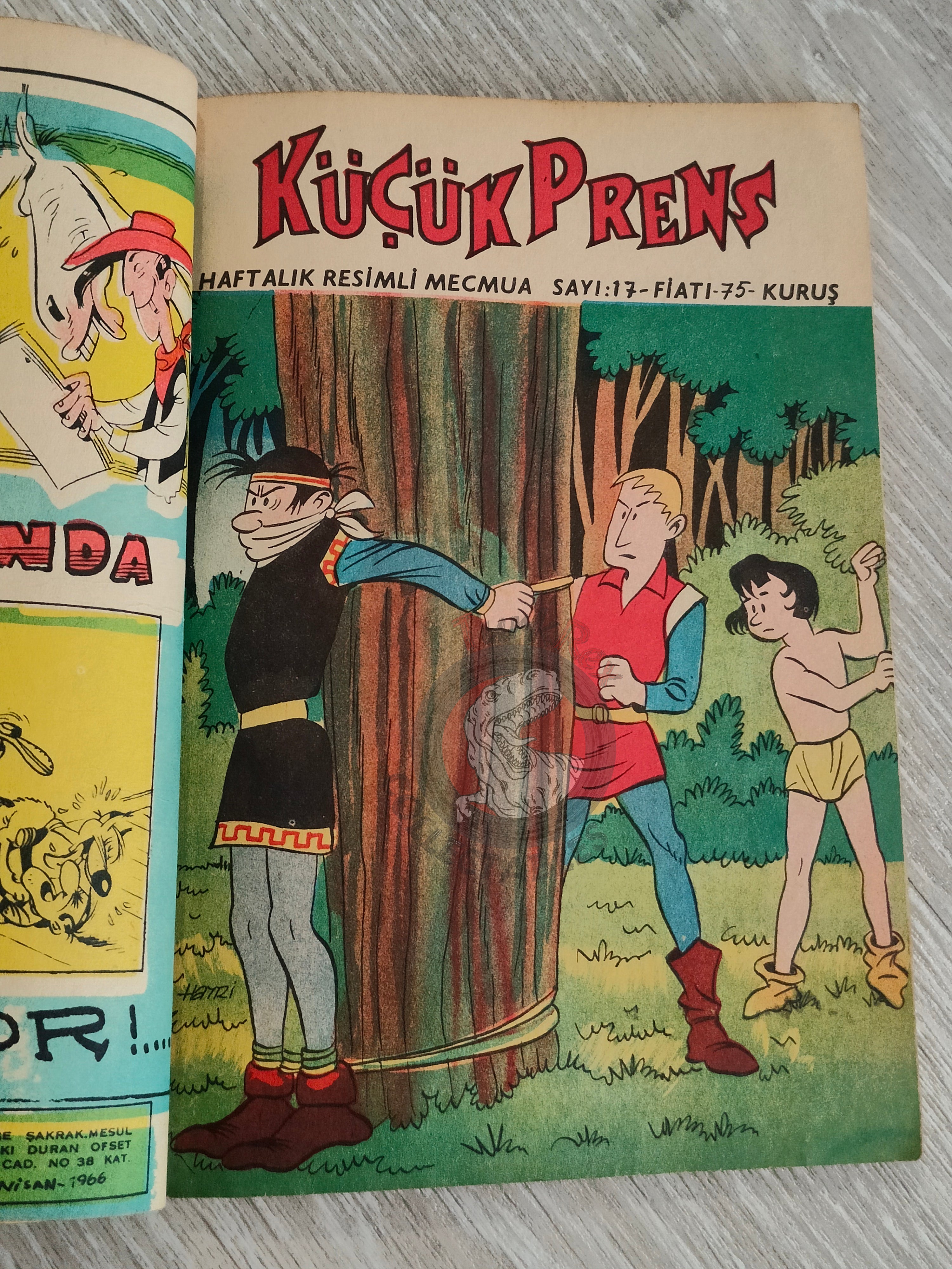 Johan et Pirlouit #16–18 1966 Turkish Comic Turkey Le Châtiment de Basenhau #1