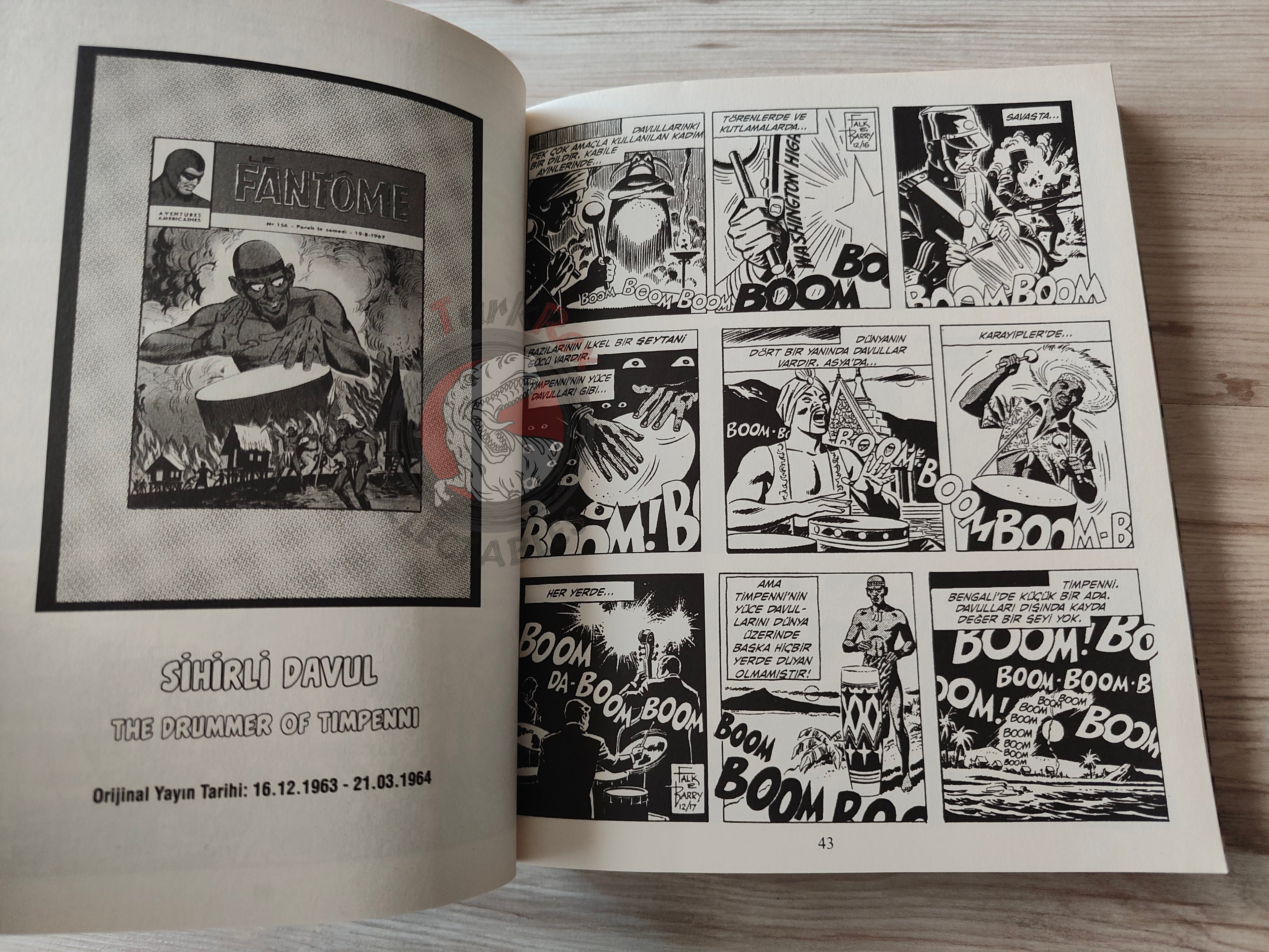 The Phantom #2 2013 The Mystery of the Island of Dogs Turkish Comic Turkey