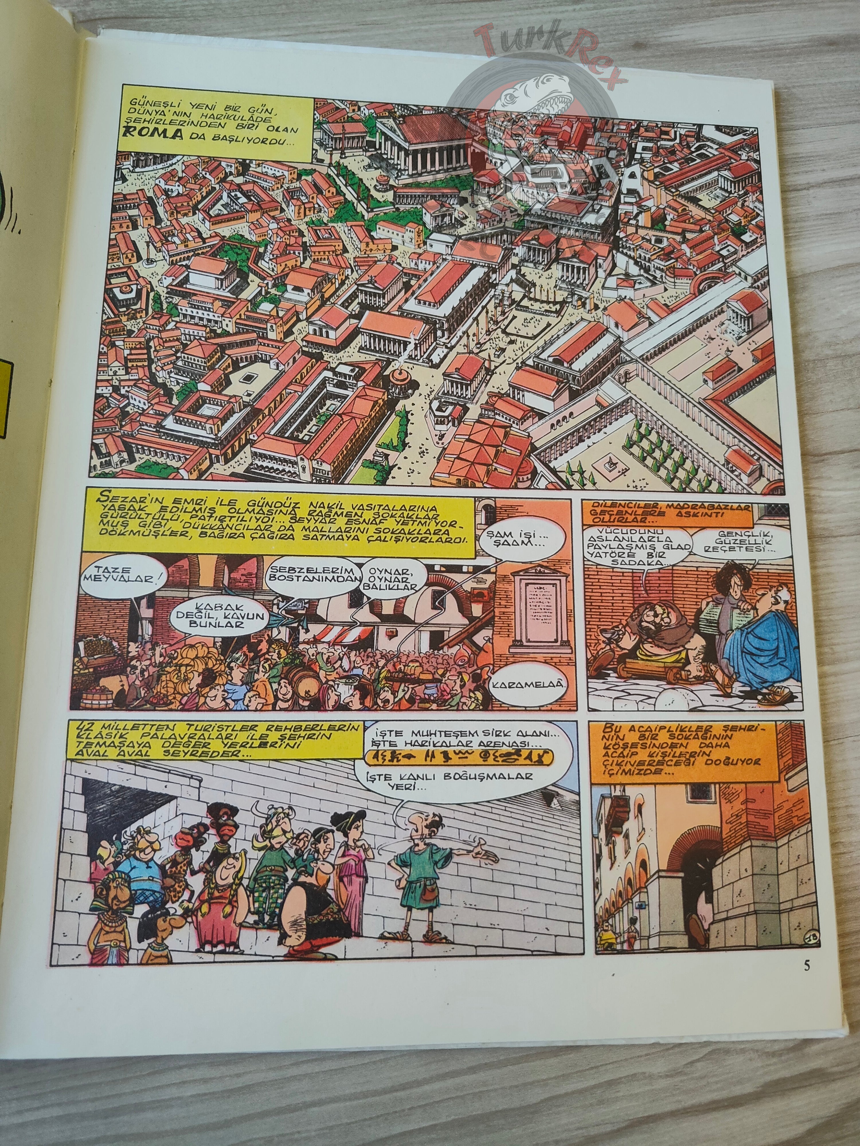 Asterix – Asterix and the Laurel Wreath 1977 Turkish Edition Comic Turkey