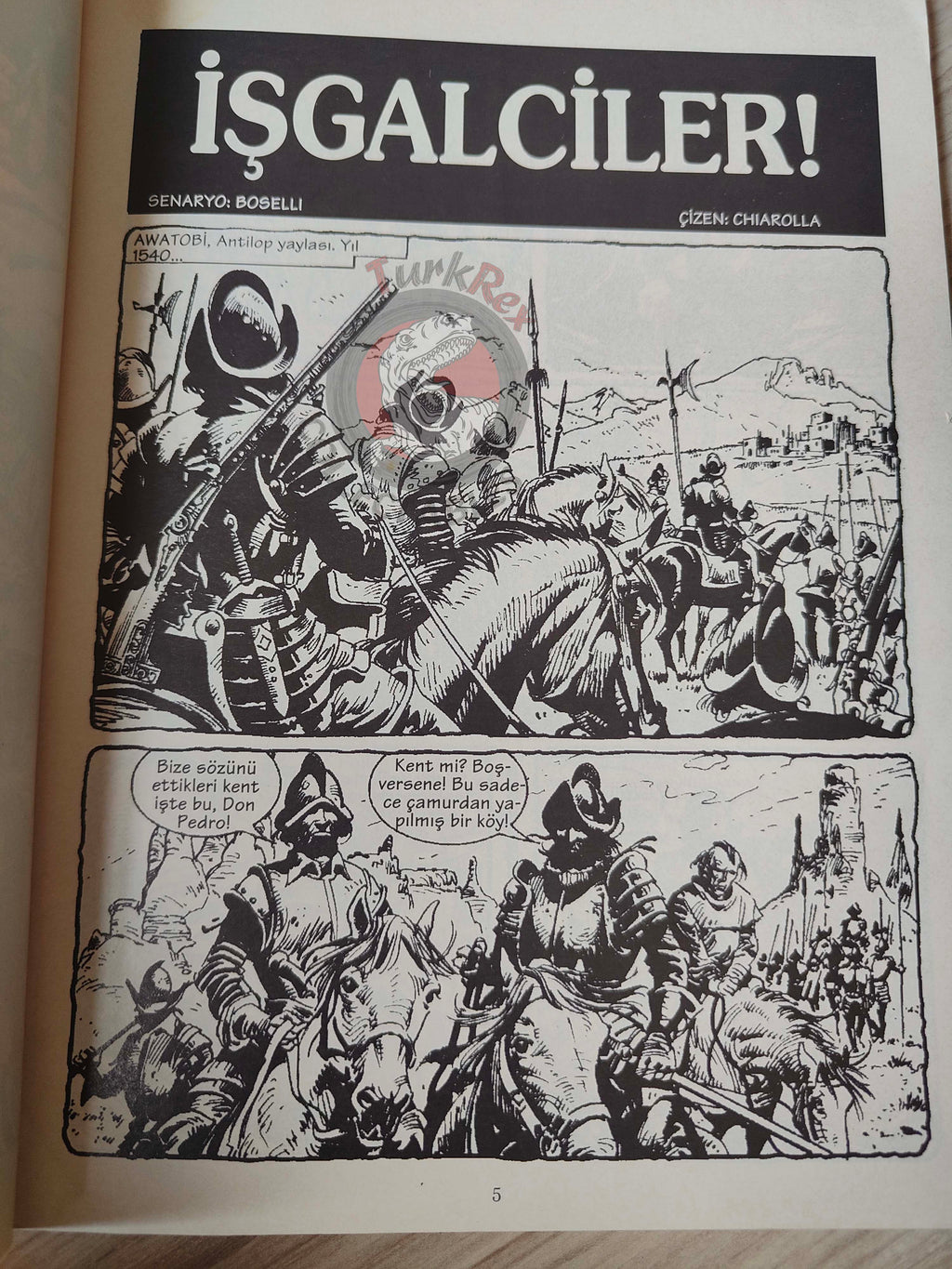 Zagor #1 1996 Conquistadores Turkish Comic Turkey