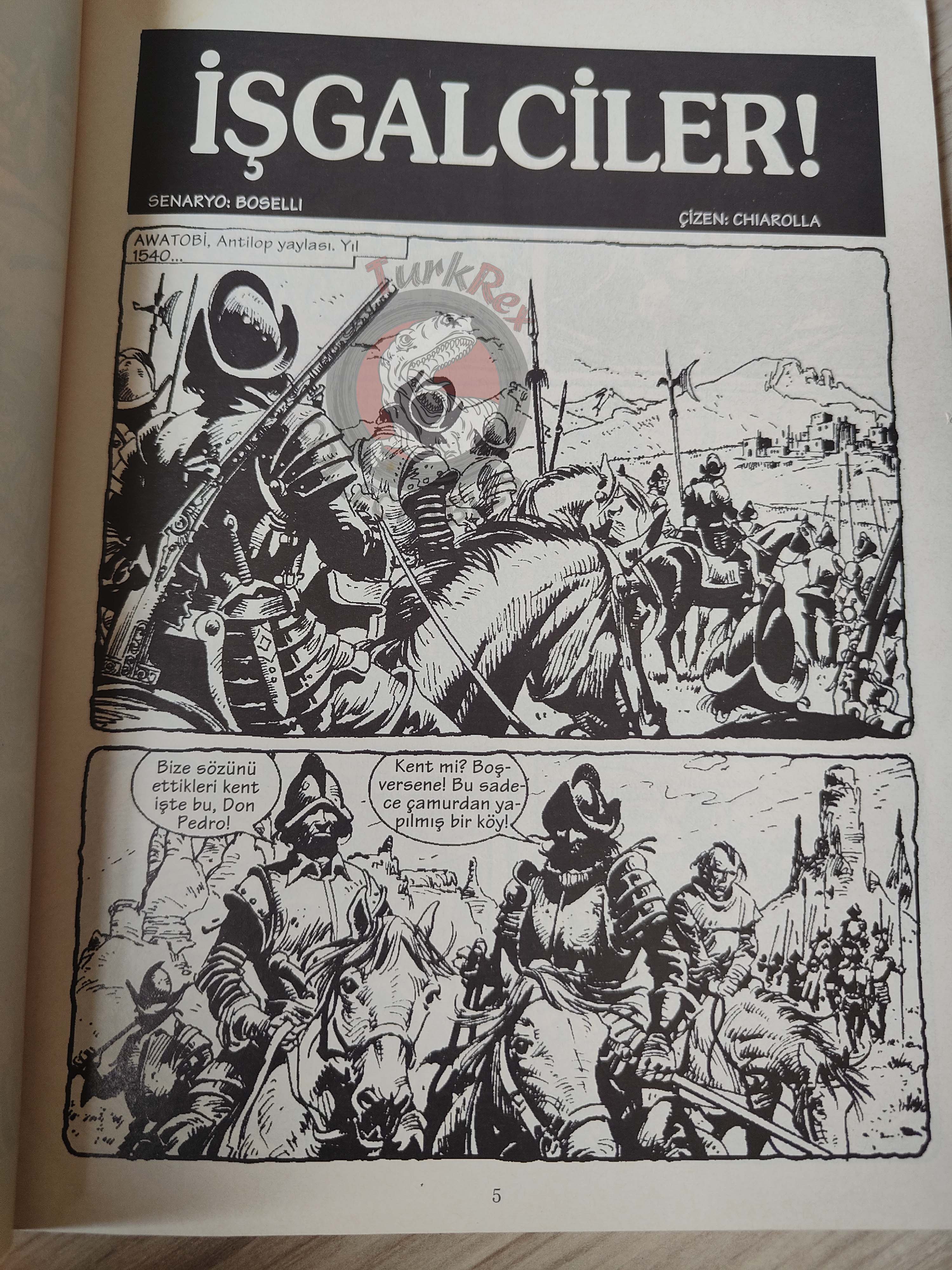 Zagor #1 1996 Conquistadores Turkish Comic Turkey