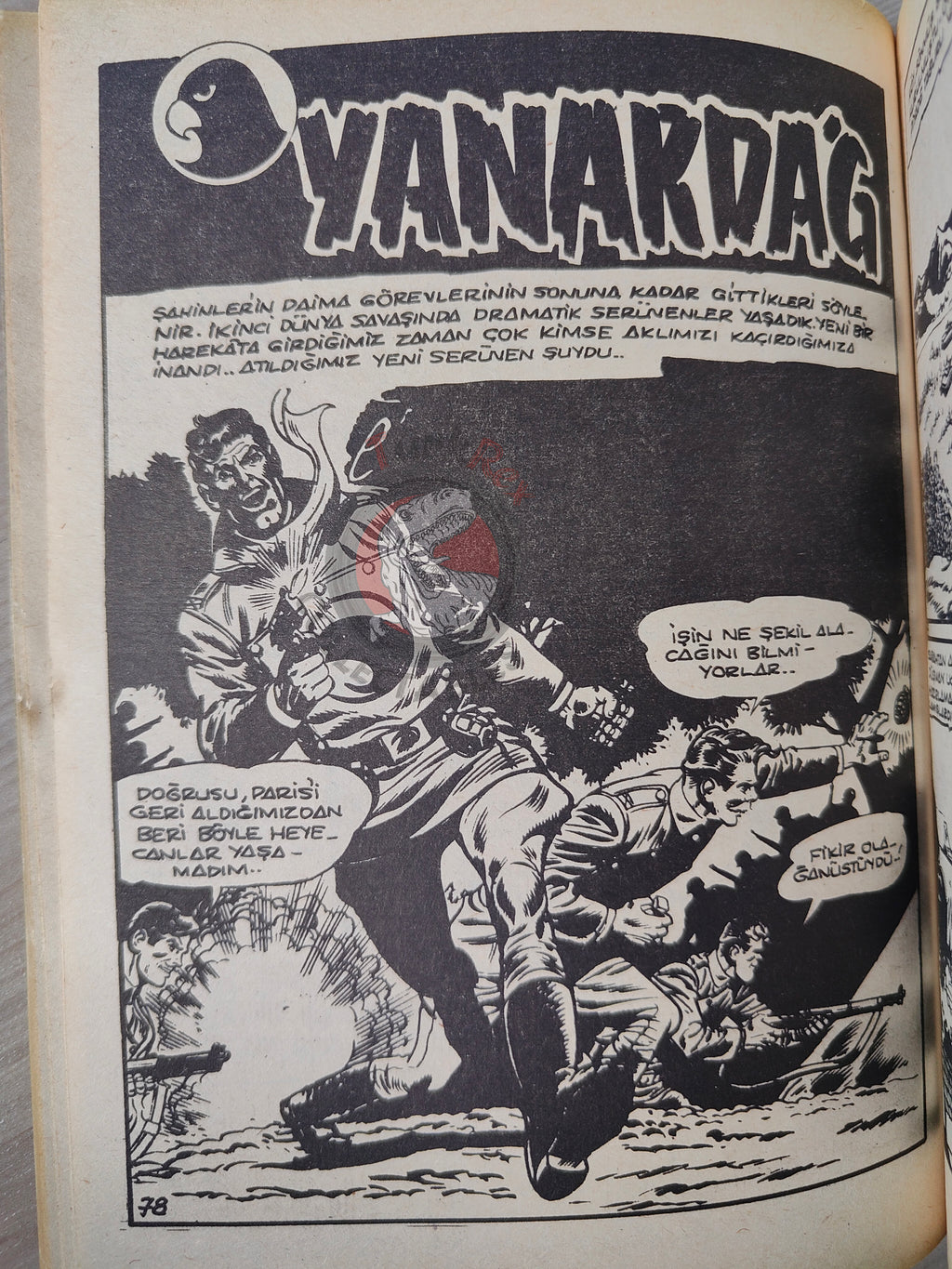 War Picture Library Special #3 1981 Blackhawk Turkish Comic Turkey WW2 stories
