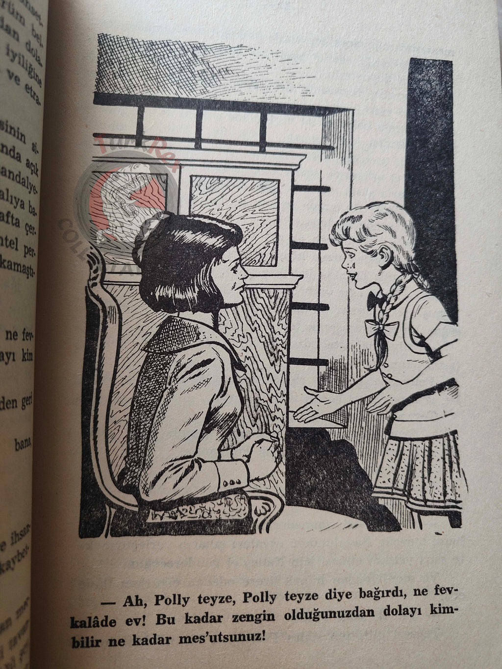 Eleanor H. Porter – Pollyanna 1965 Turkish Book Turkey Illustrated