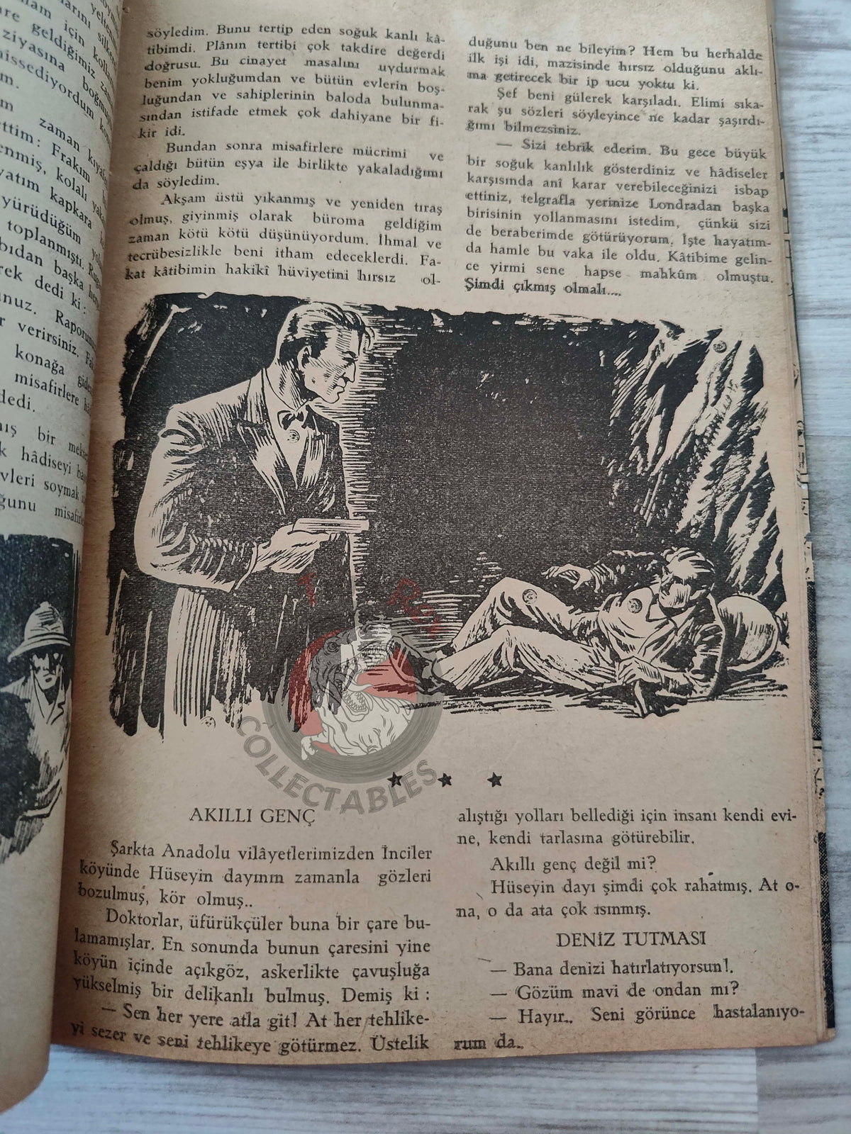 1001 Roman 1943 The Blonde Danger – Revenge Turkish Comic Mag Turkey