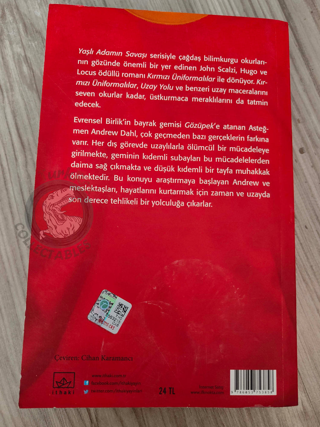 John Scalzi – Redshirts 1st Turkish Book Turkey