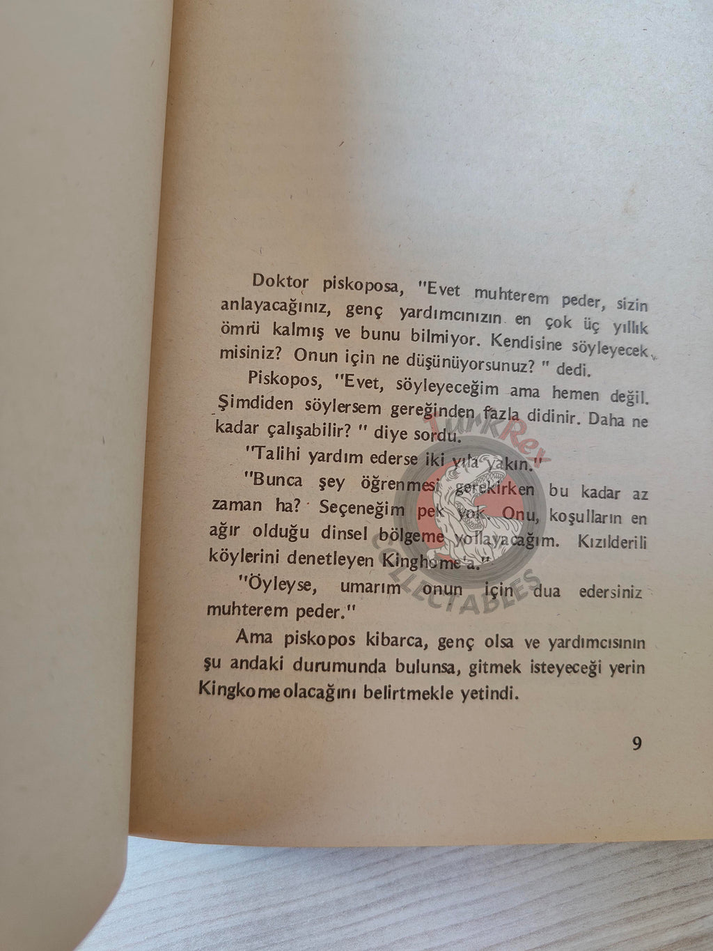 Margaret Craven – I Heard the Owl Call My Name 1978 1st Turkish Book Turkey