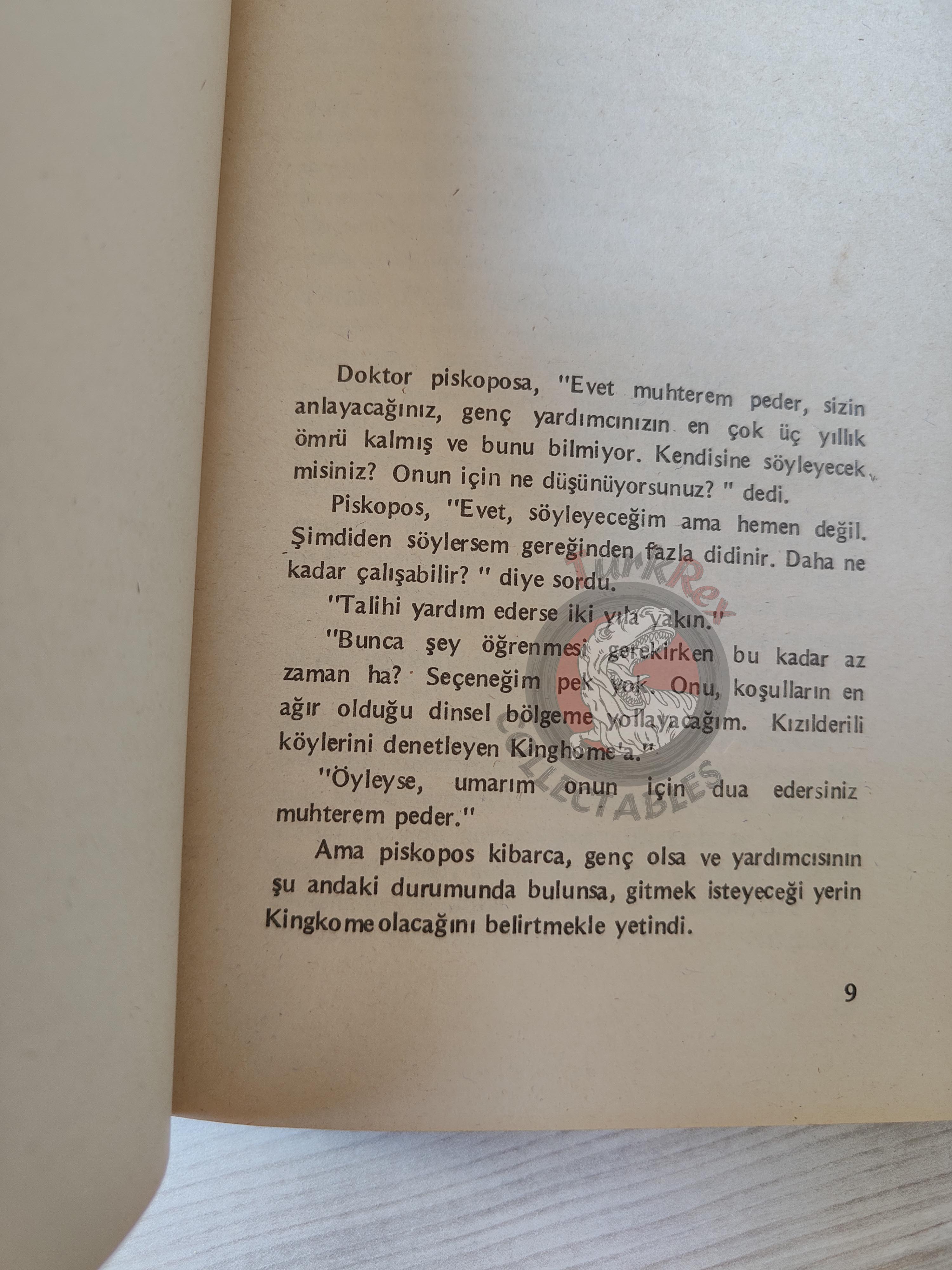 Margaret Craven – I Heard the Owl Call My Name 1978 1st Turkish Book Turkey