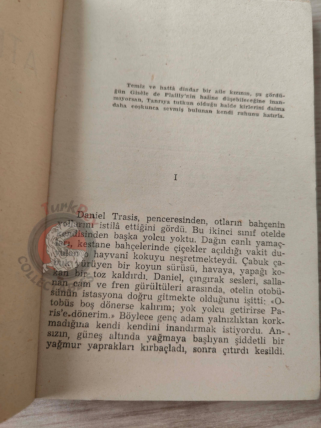 François Mauriac – The River of Fire 1955 1st Turkish Book Turkey