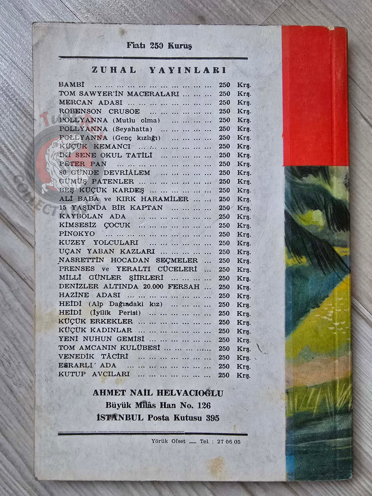 Eleanor H. Porter – Pollyanna 1980s Turkish Book Turkey